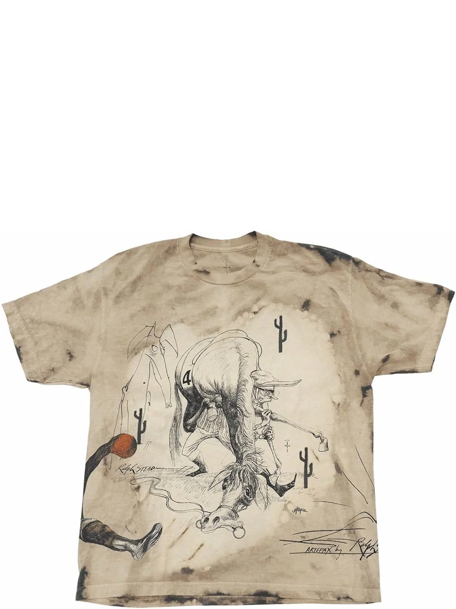 Футболки Travis Scott FW24 Ralph Steadman Fear T-Shirt "Multicolor" | Farsel
