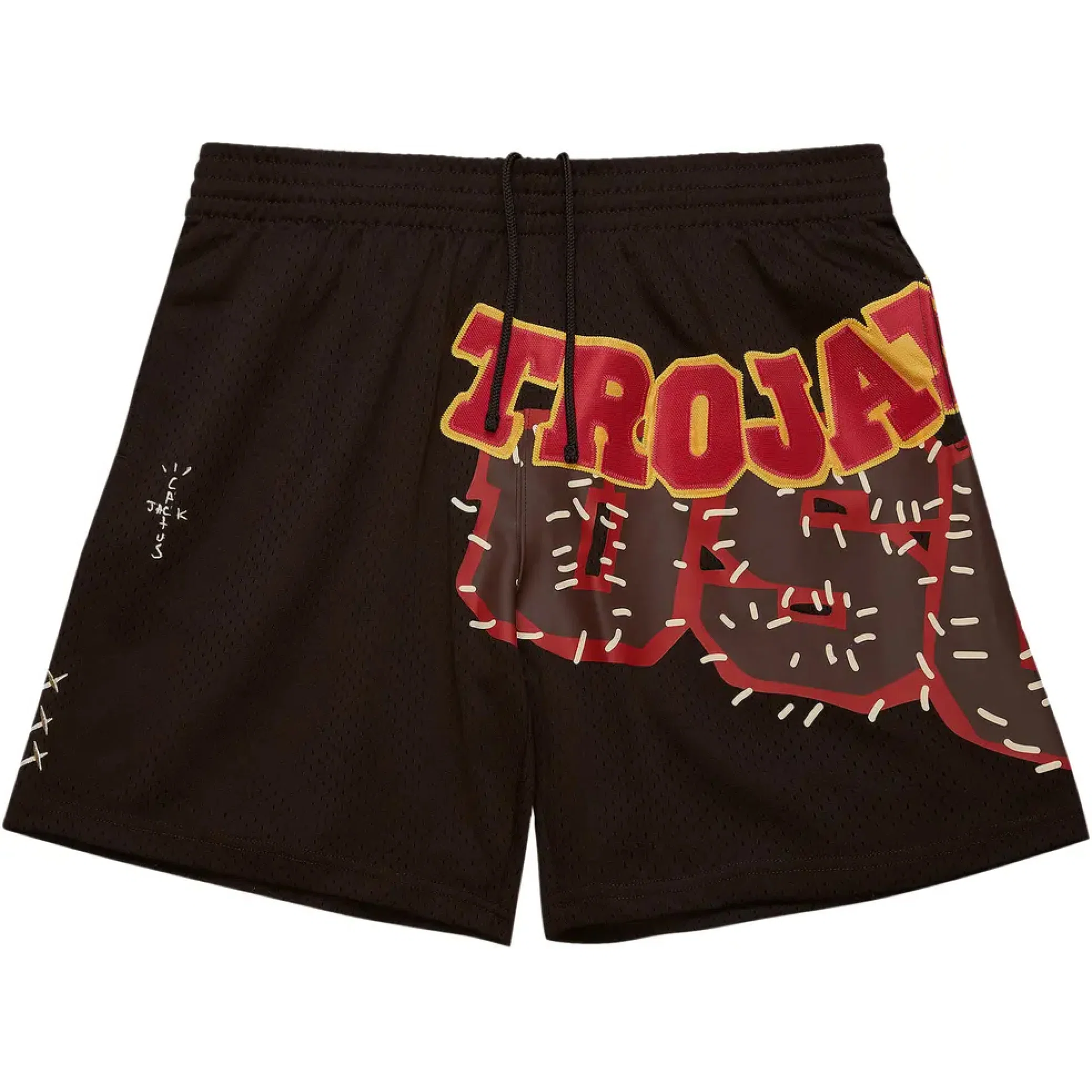  Travis Scott SS24 Mitchell & Ness University Of Southern California Shorts "Brown" | Farsel