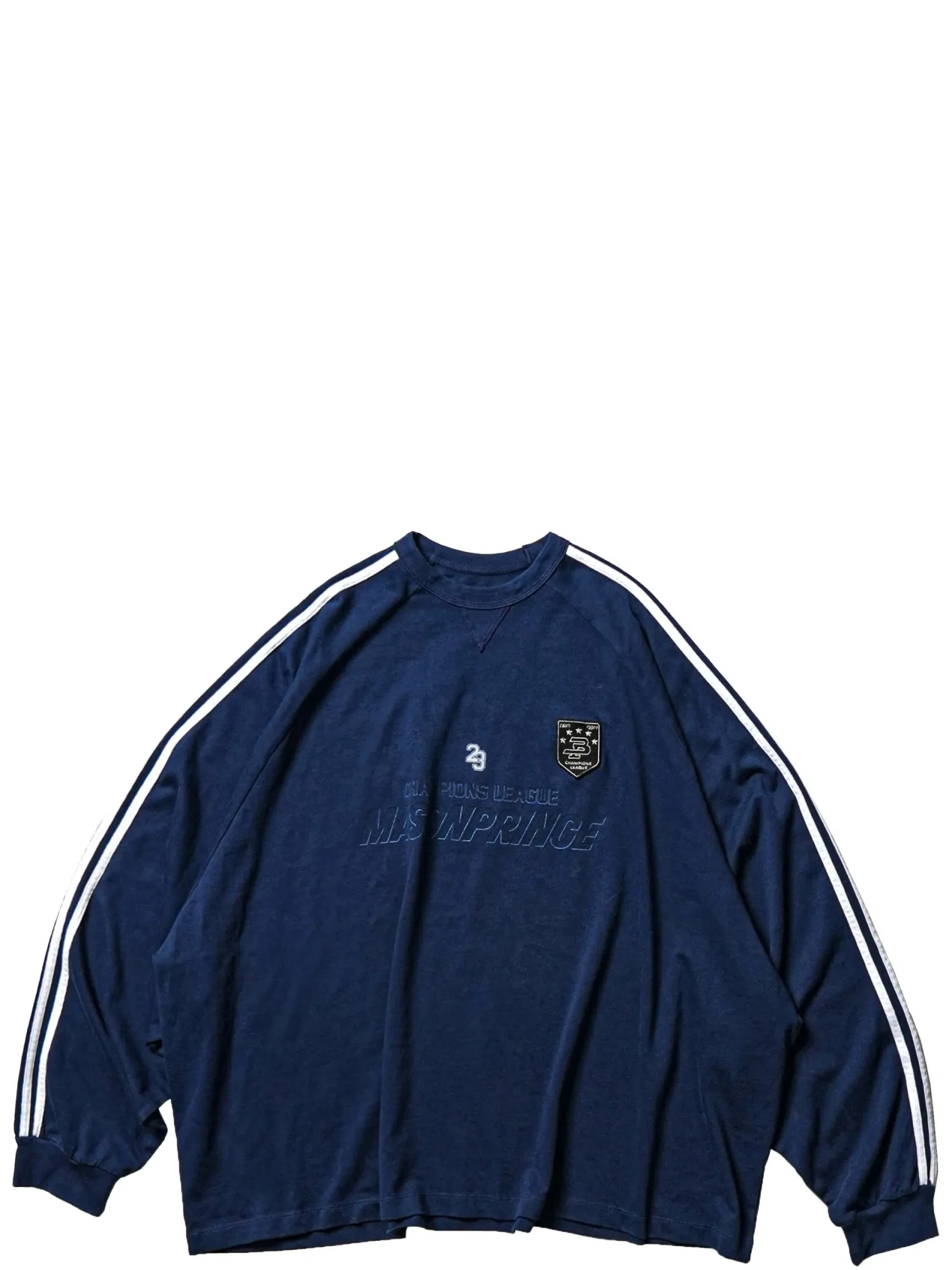 Лонгсливы MASONPRINCE League Tee "Blue" | Farsel