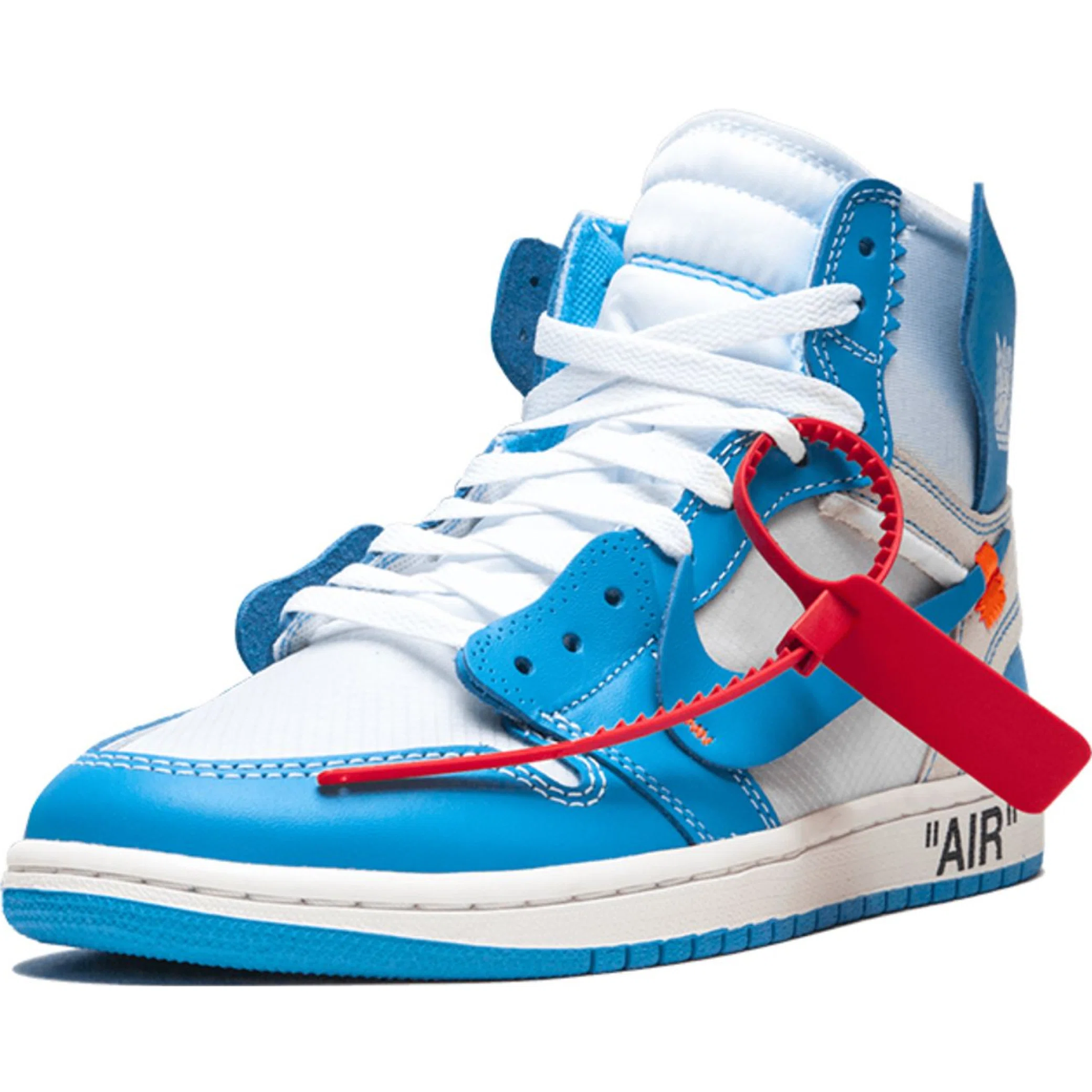 Кроссовки Nike Air Jordan 1 Retro High "Off-White - University Blue" | Farsel