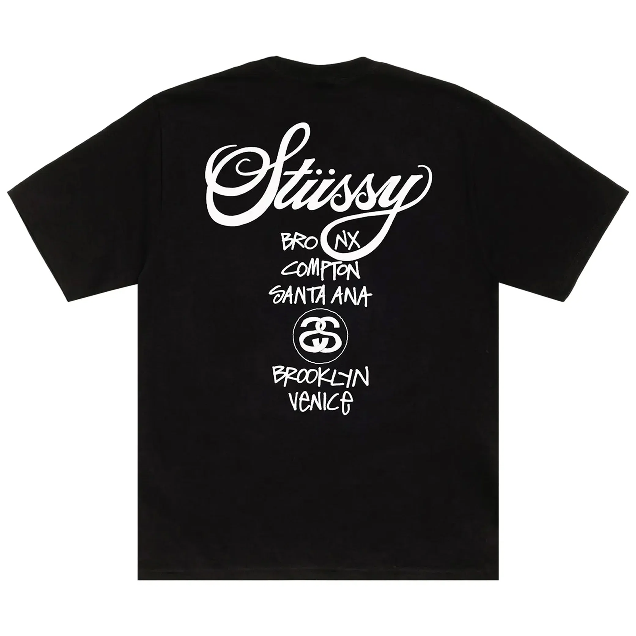 Футболки Stussy World Tour Tee "Black" | Farsel