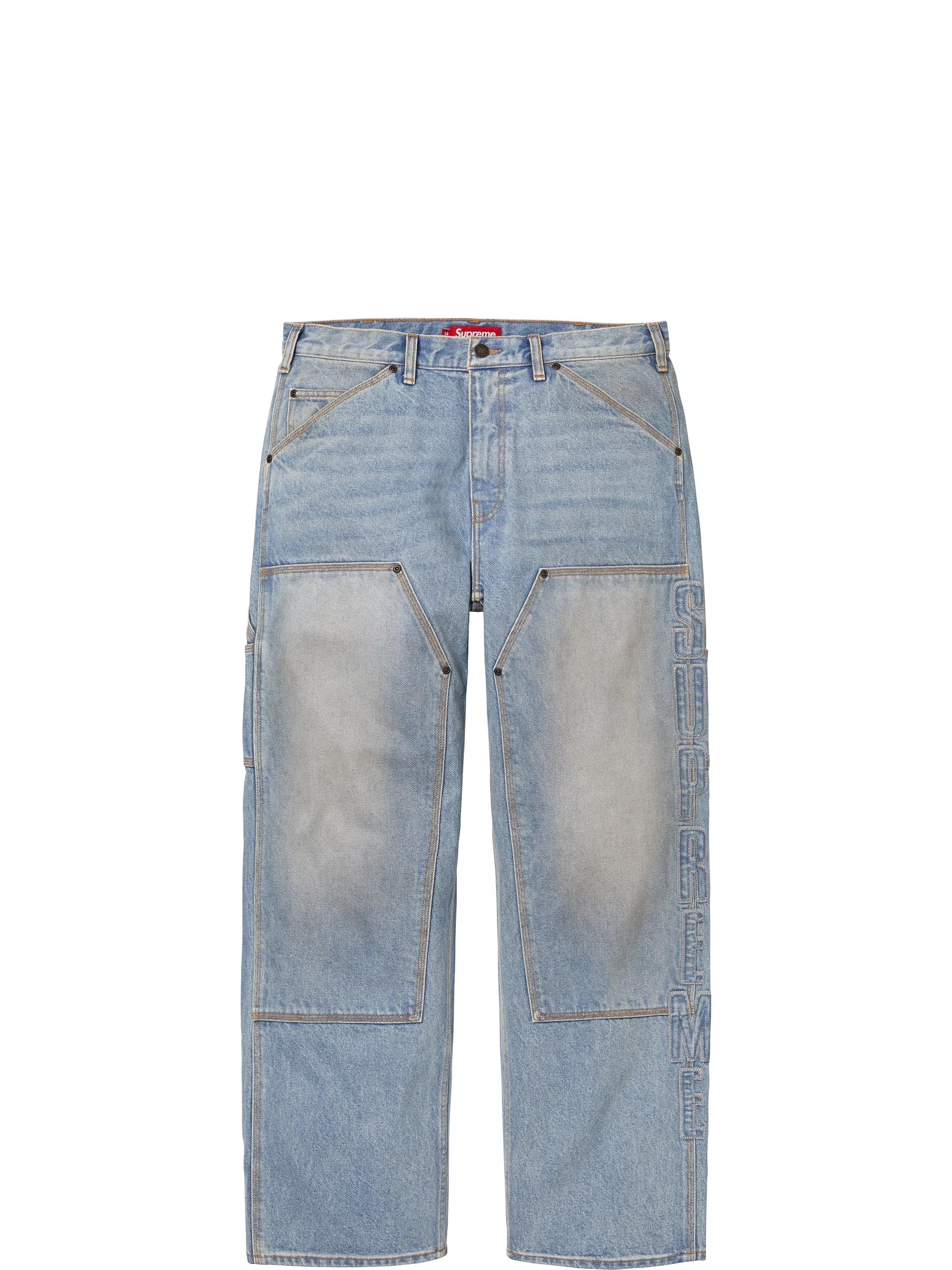 Джинсы Supreme FW25 Reflective Double Knee Pant "Denim" | Farsel