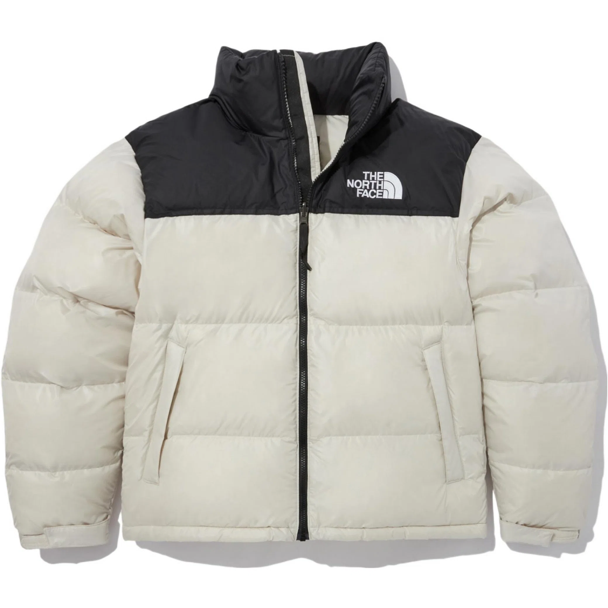 Куртки The North Face Logo Nuptse Puffer Jacket "Beige" | Farsel