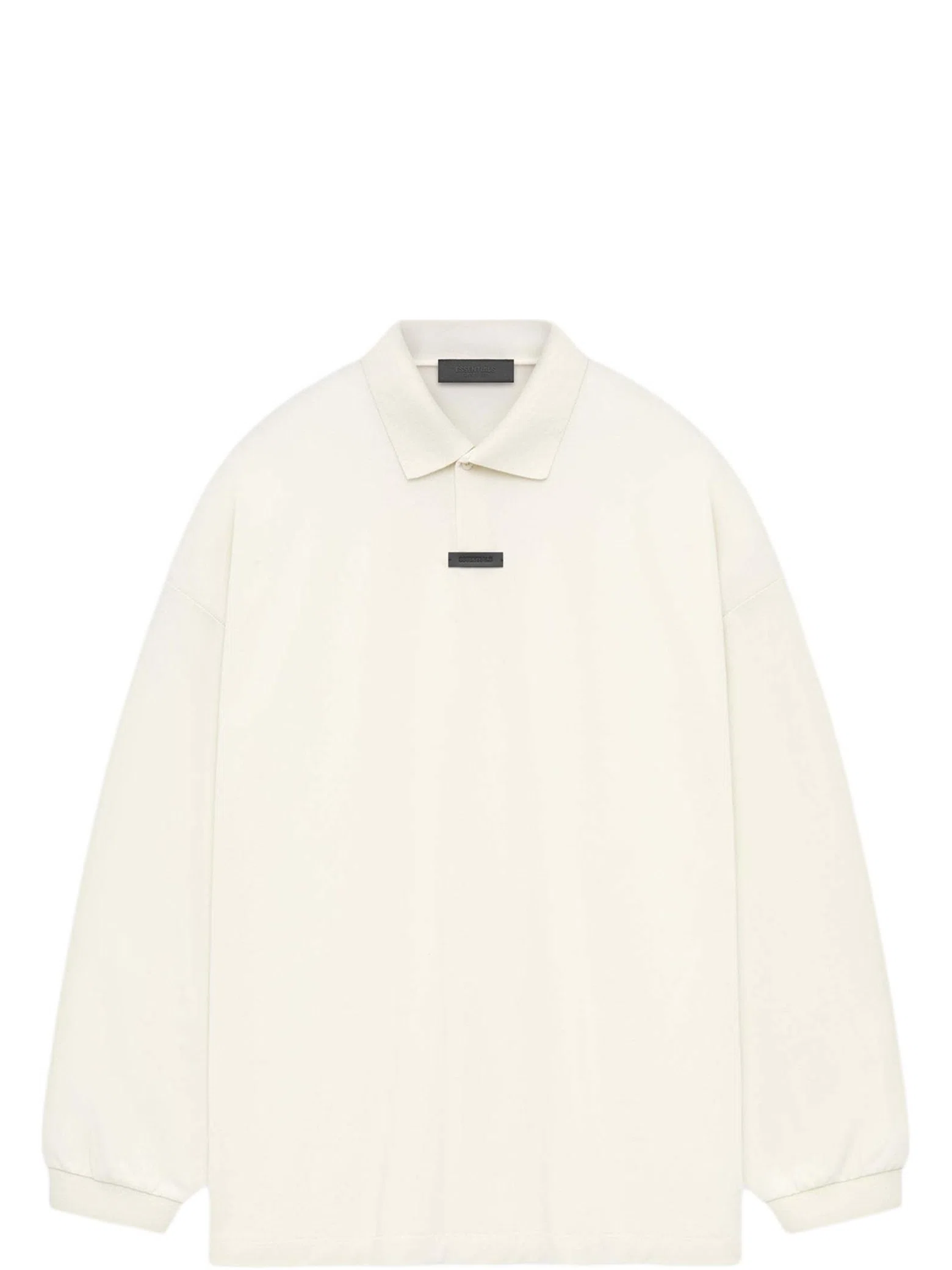 Лонгсливы Fear of God FW24 Essentials Pique Long-Sleeve Polo "Shell" | Farsel