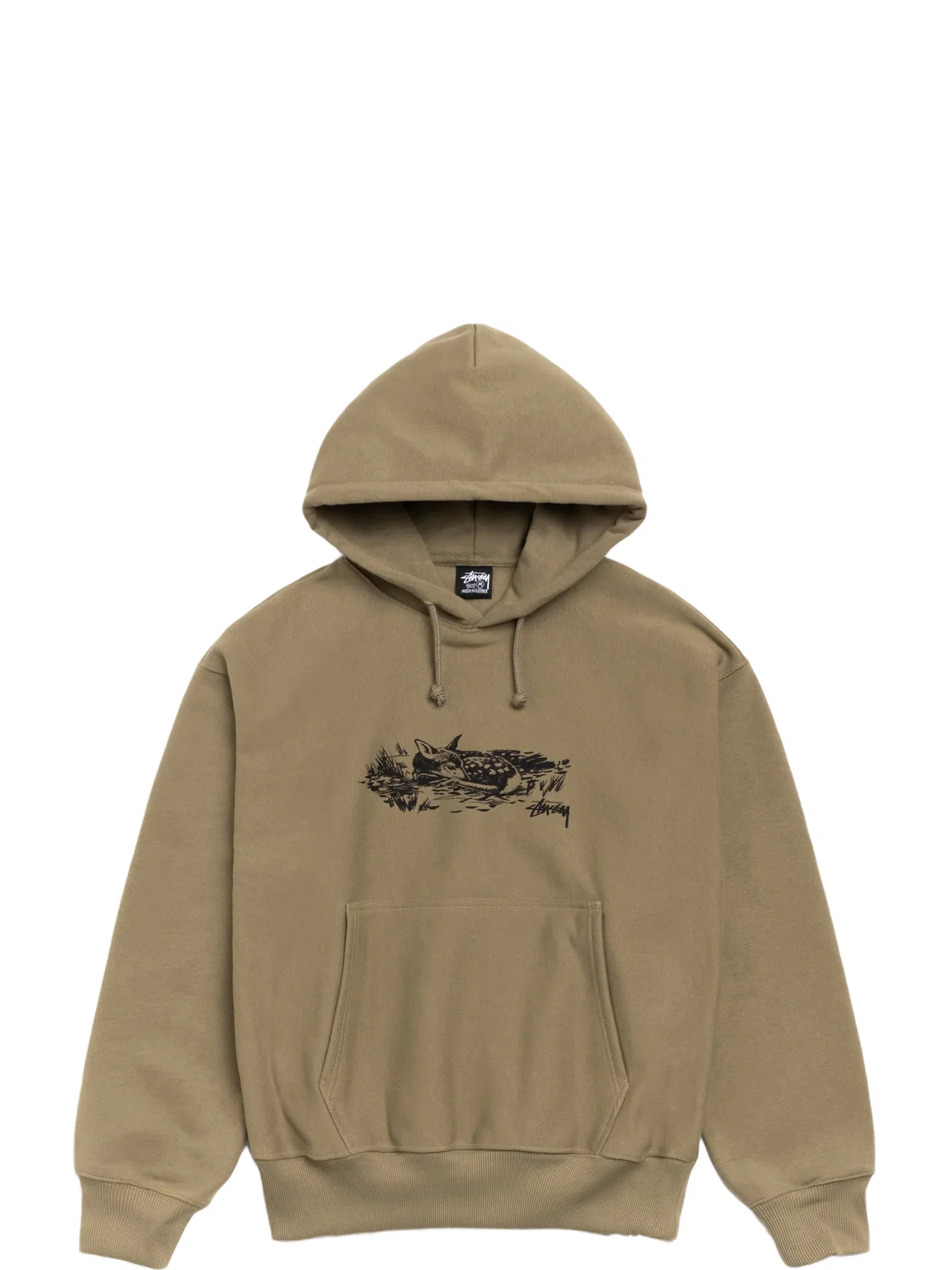 Худи Stussy Fawn Hoodie "Army" | Farsel