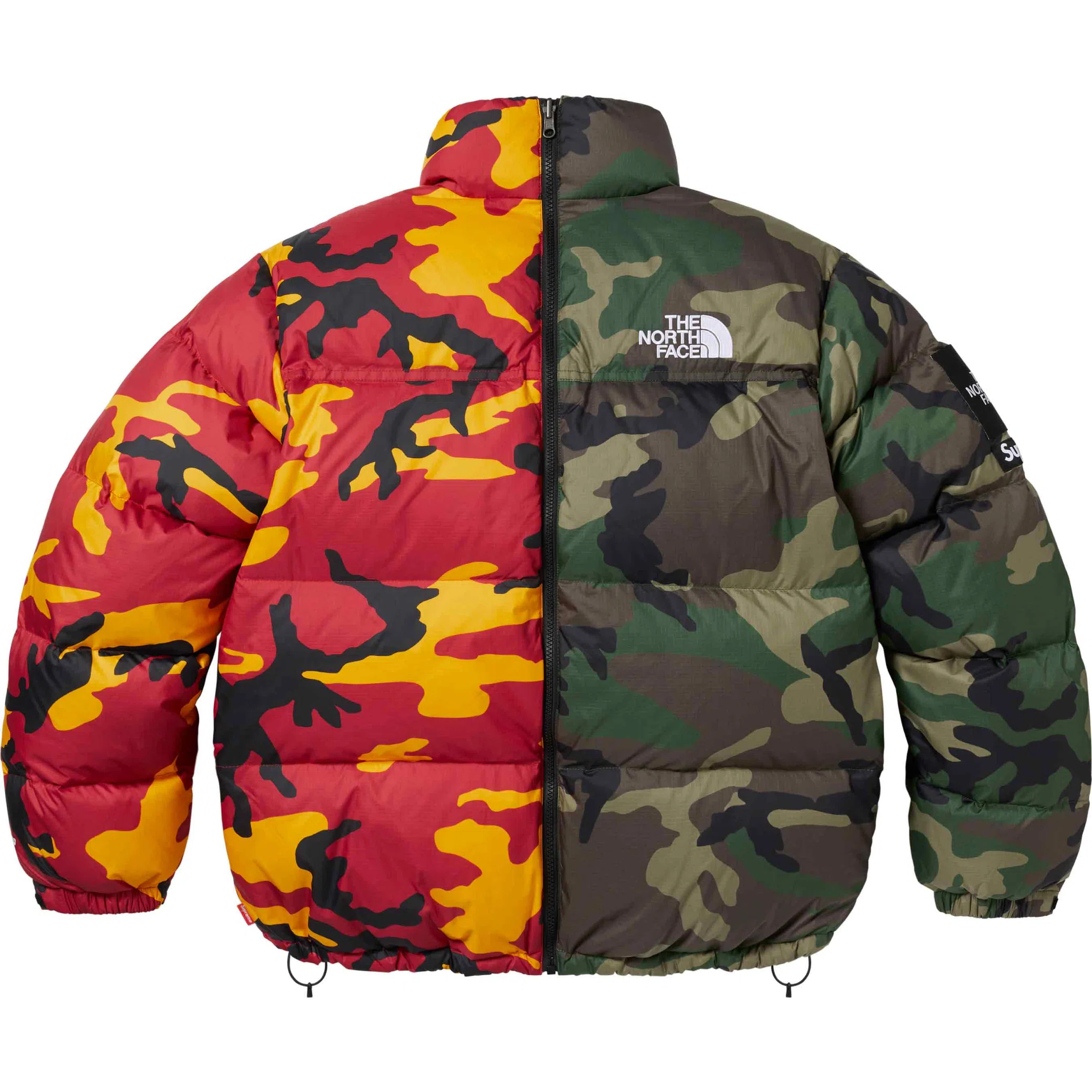  Supreme SS24 The North Face Split Nuptse Jacket "Camo" | Farsel