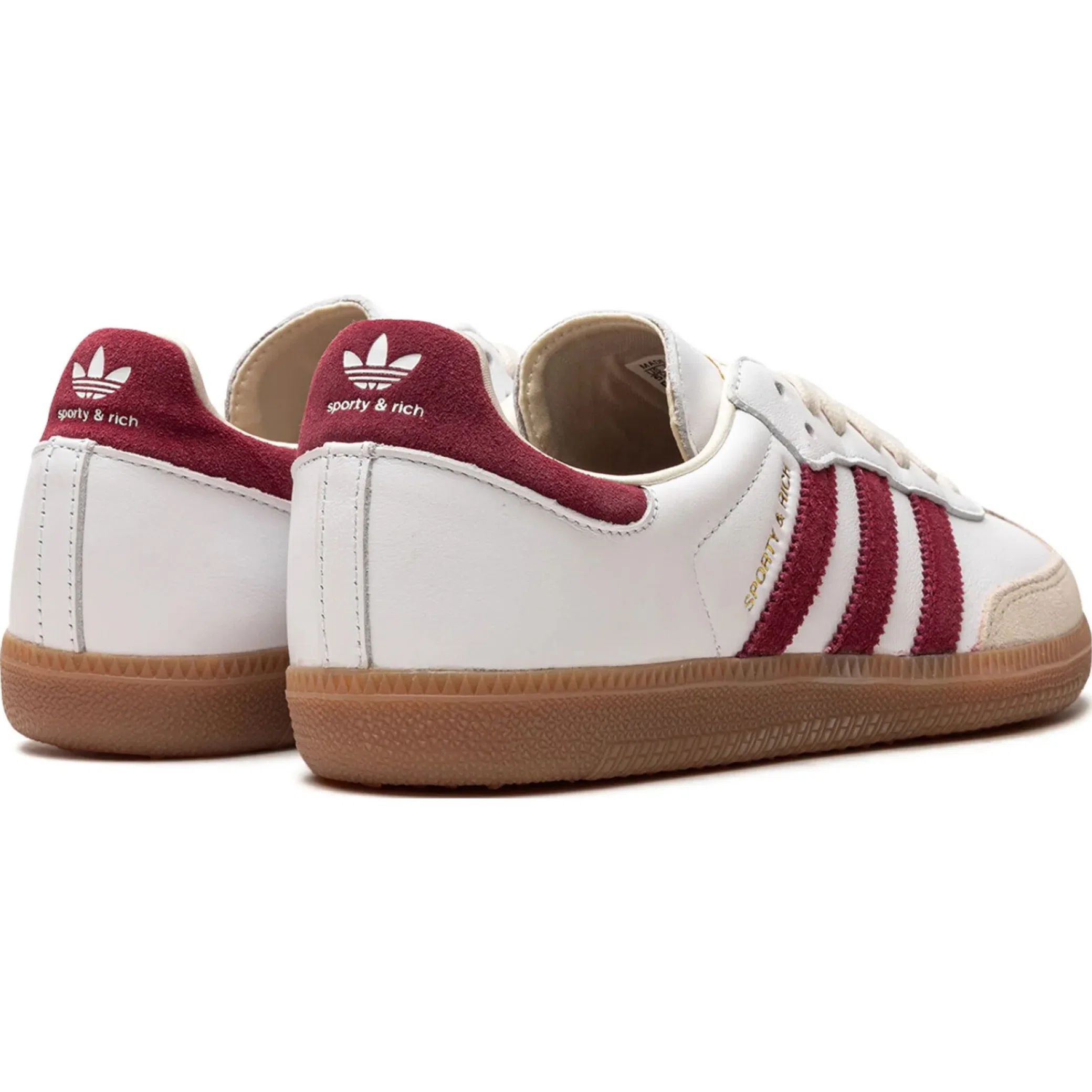  Adidas Samba OG "Sporty & Rich White Collegiate Burgundy" | Farsel