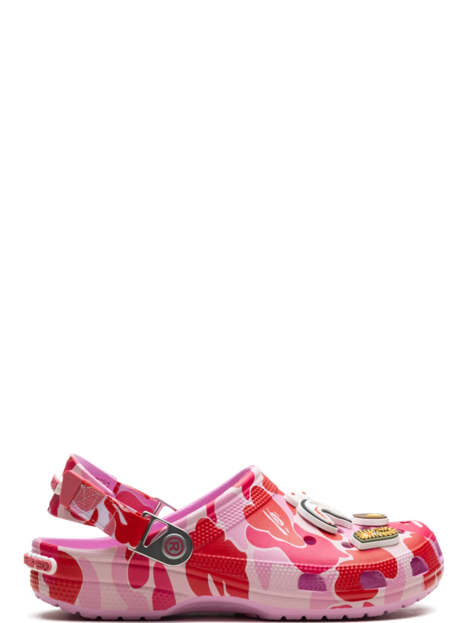 Сабо Crocs Classic Clog A Bathing Ape ABC "Camo Pink" | Farsel
