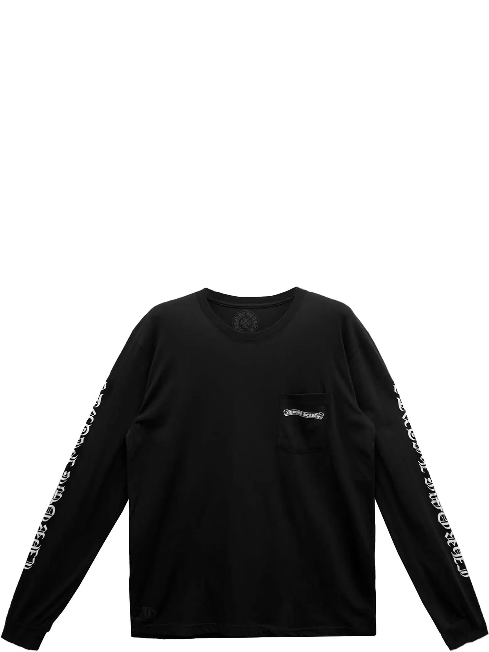 Лонгсливы Chrome Hearts Scroll Long Sleeve T-Shirt "Black" | Farsel