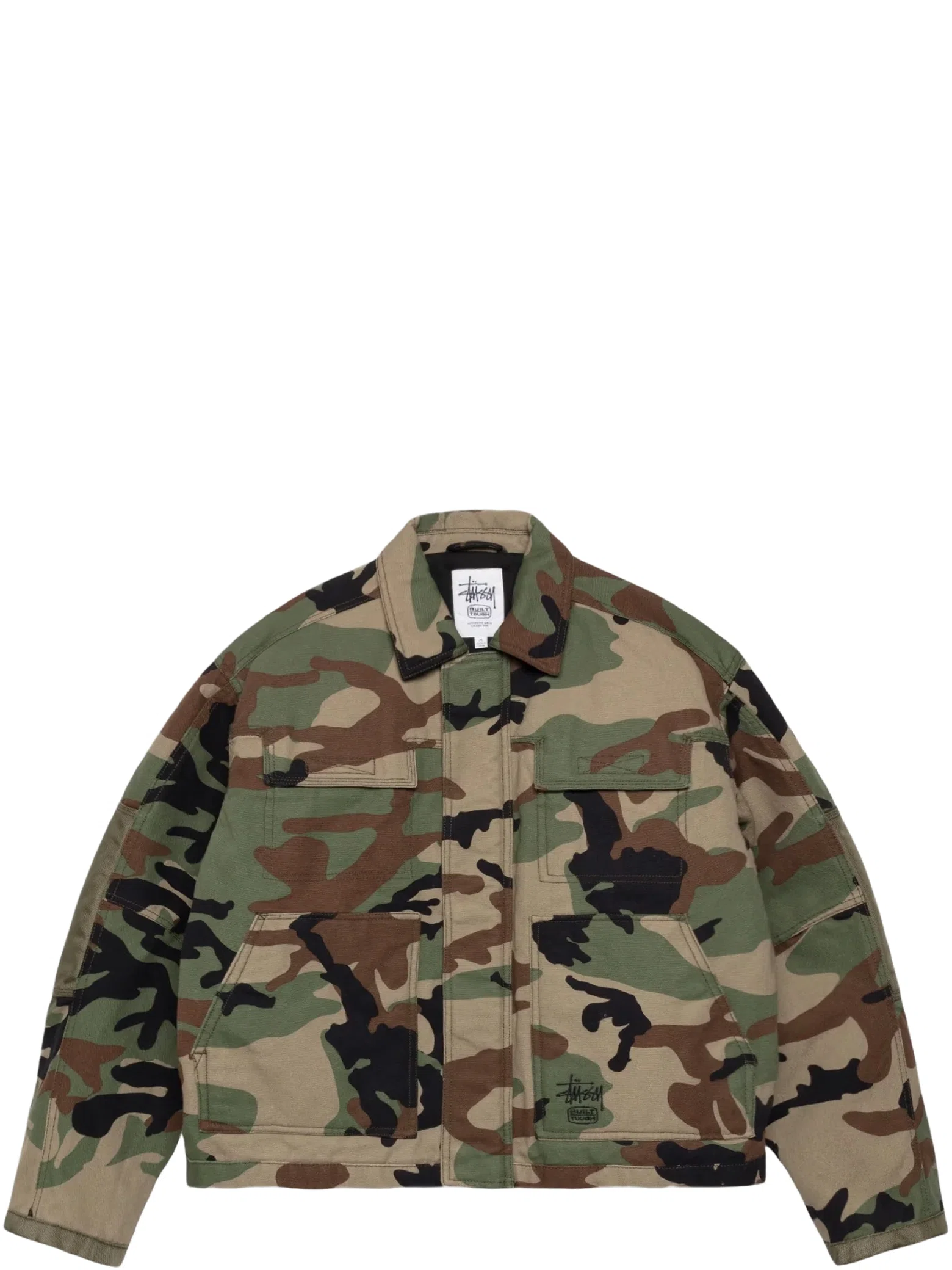 Куртки Stussy Utility Work Jacket "Woodland Camo" | Farsel