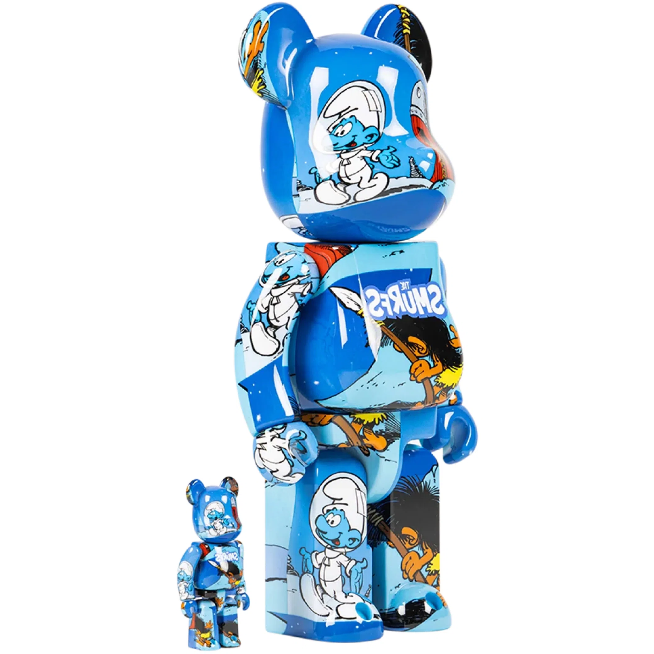  Medicom Toy Bearbrick x The Smurfs (The Astrosmurf) "100% & 400% Set" | Farsel