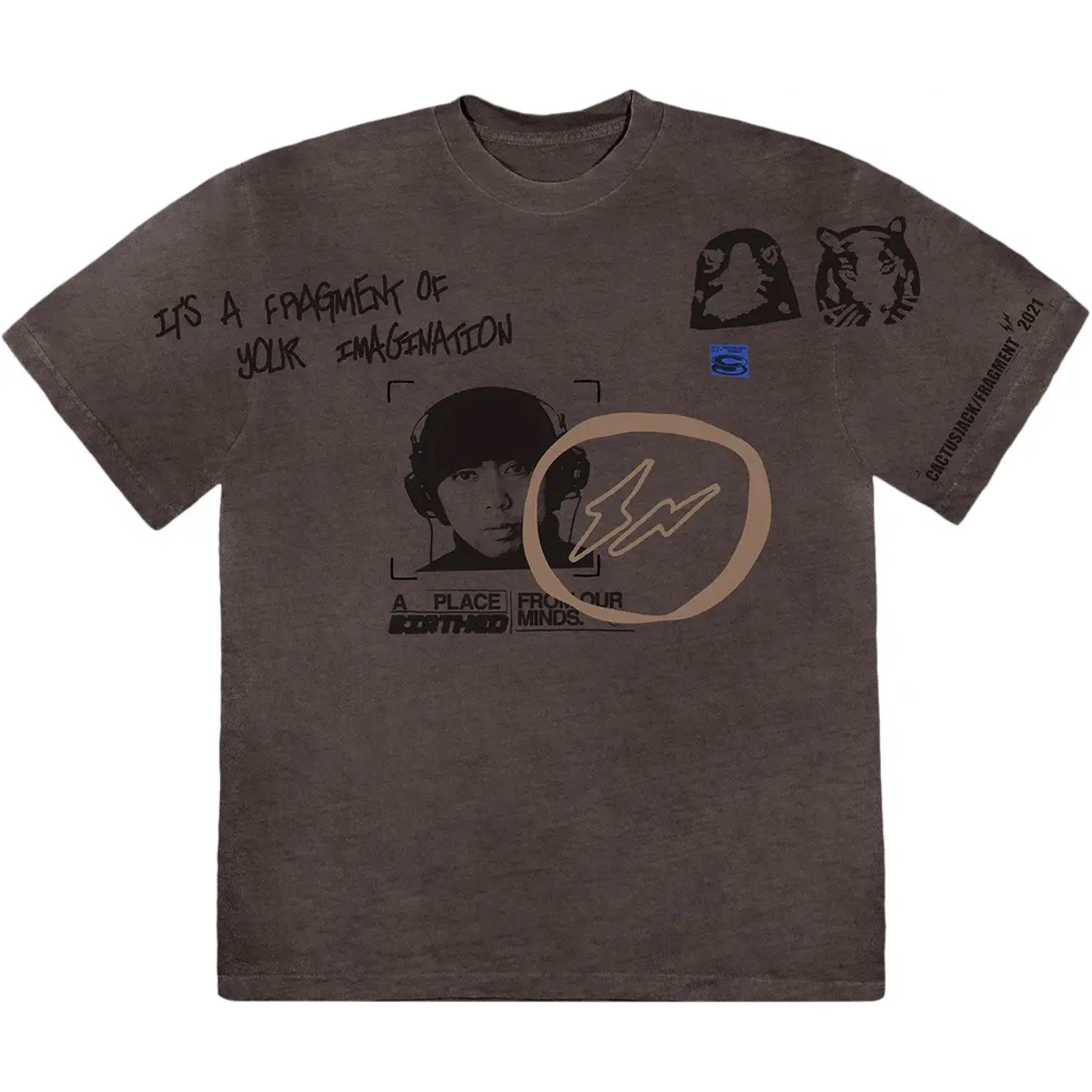 Футболки Travis Scott FW21 Fragment Hiroshi Tee "Grey" | Farsel