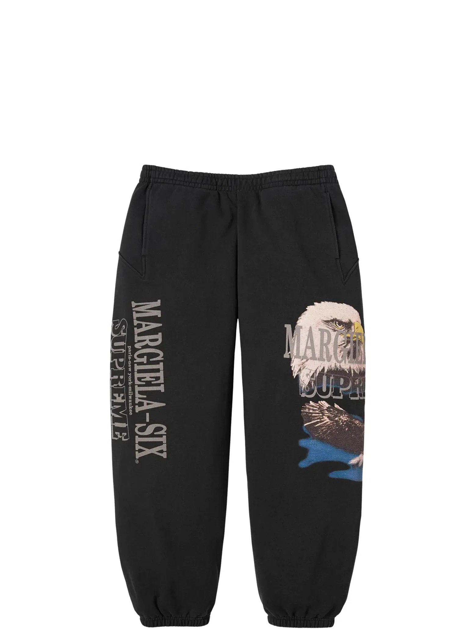 Штаны Supreme SS26 MM6 Maison Margiela x Eagle Sweatpant "Black" | Farsel