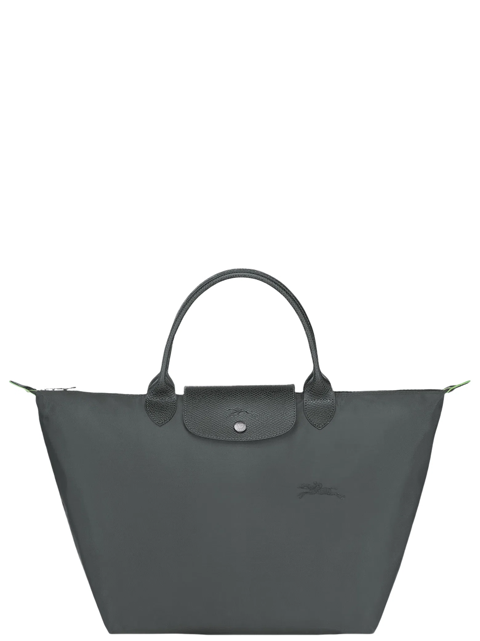 Сумки Longchamp Le Pliage Green Recycled Canvas M Shoulder Bag "Graphite" | Farsel