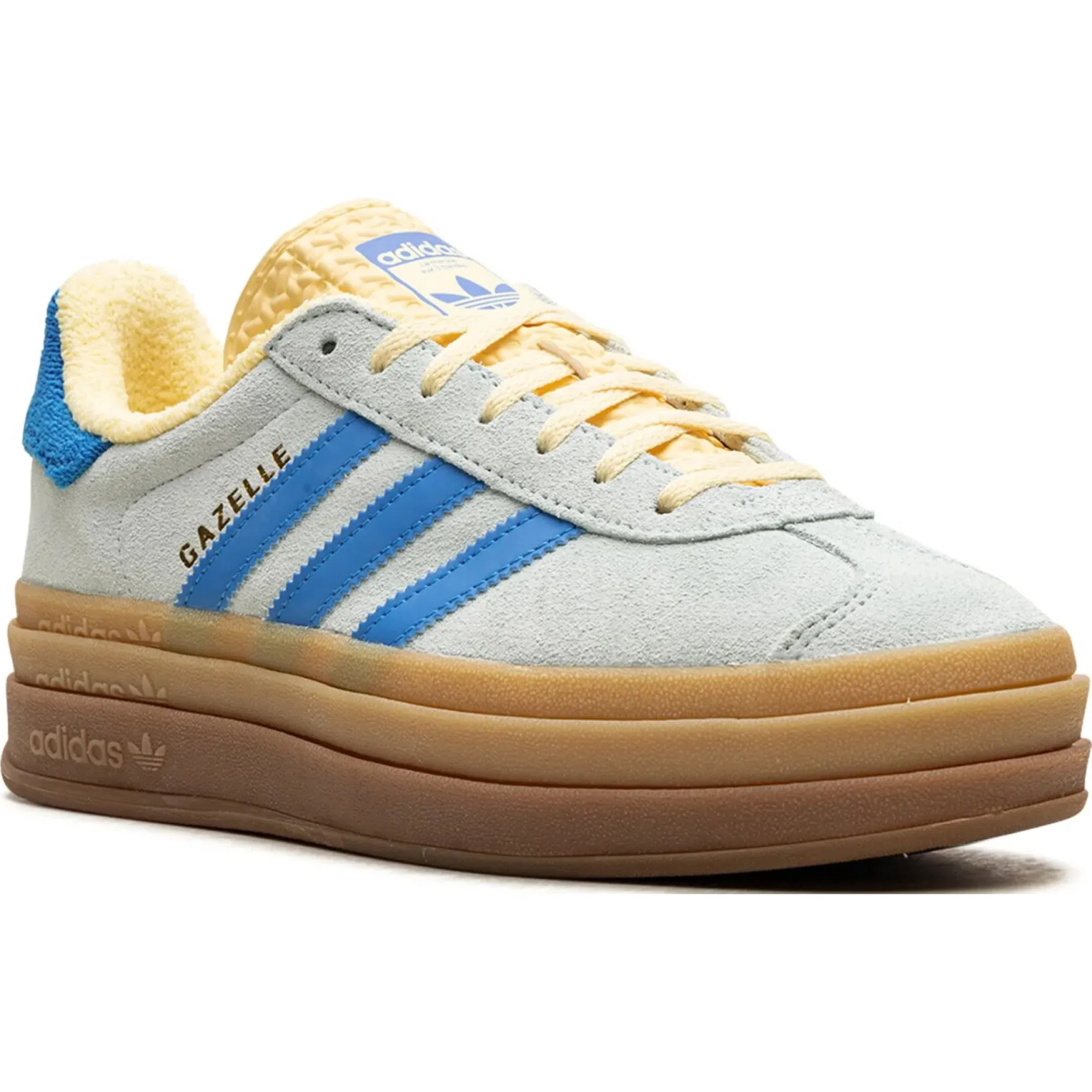 Кроссовки Adidas Gazelle Bold Wmns "Almost Blue Yellow" | Farsel