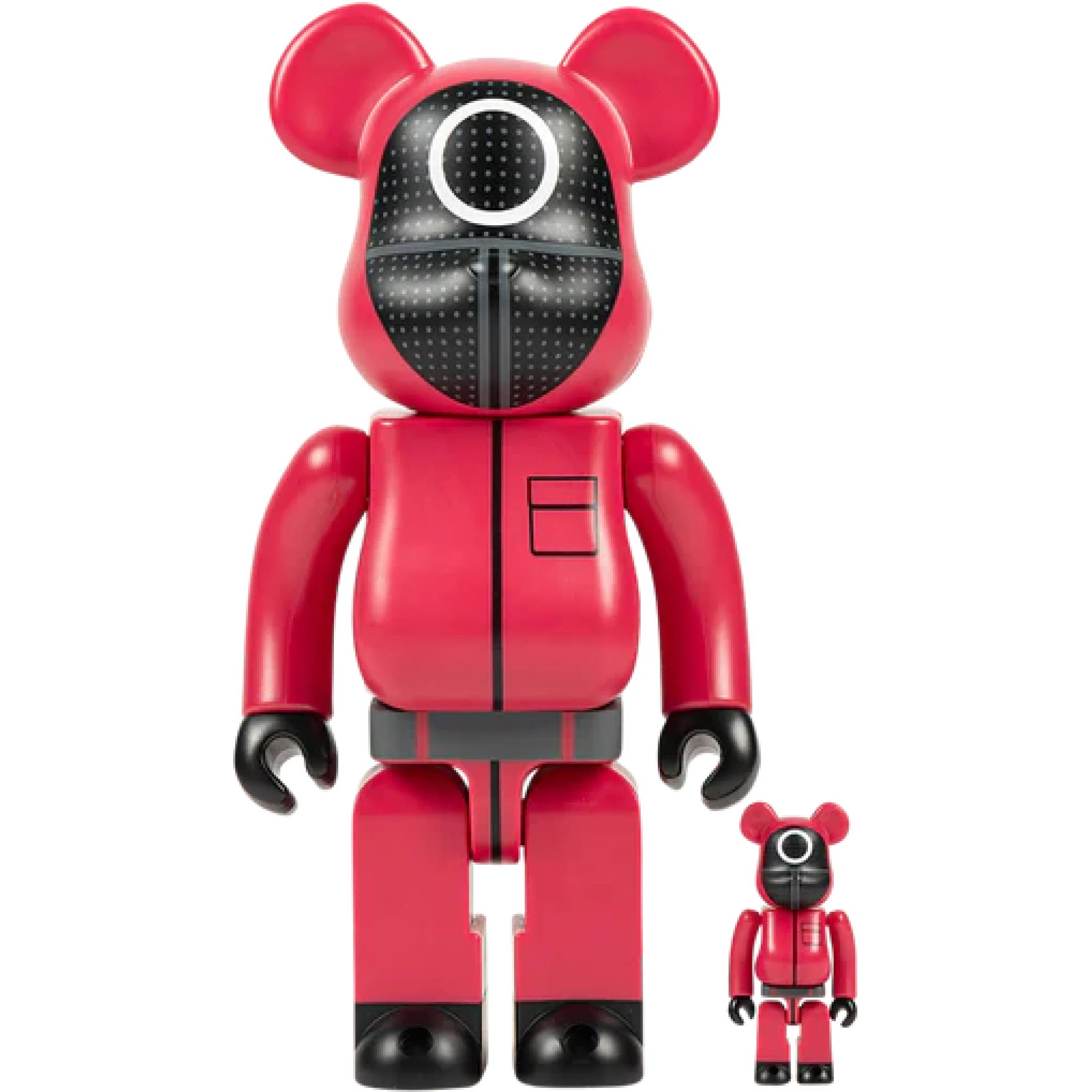  Medicom Toy Bearbrick Squid Game Guard "Circle - 100% & 400%" | Farsel