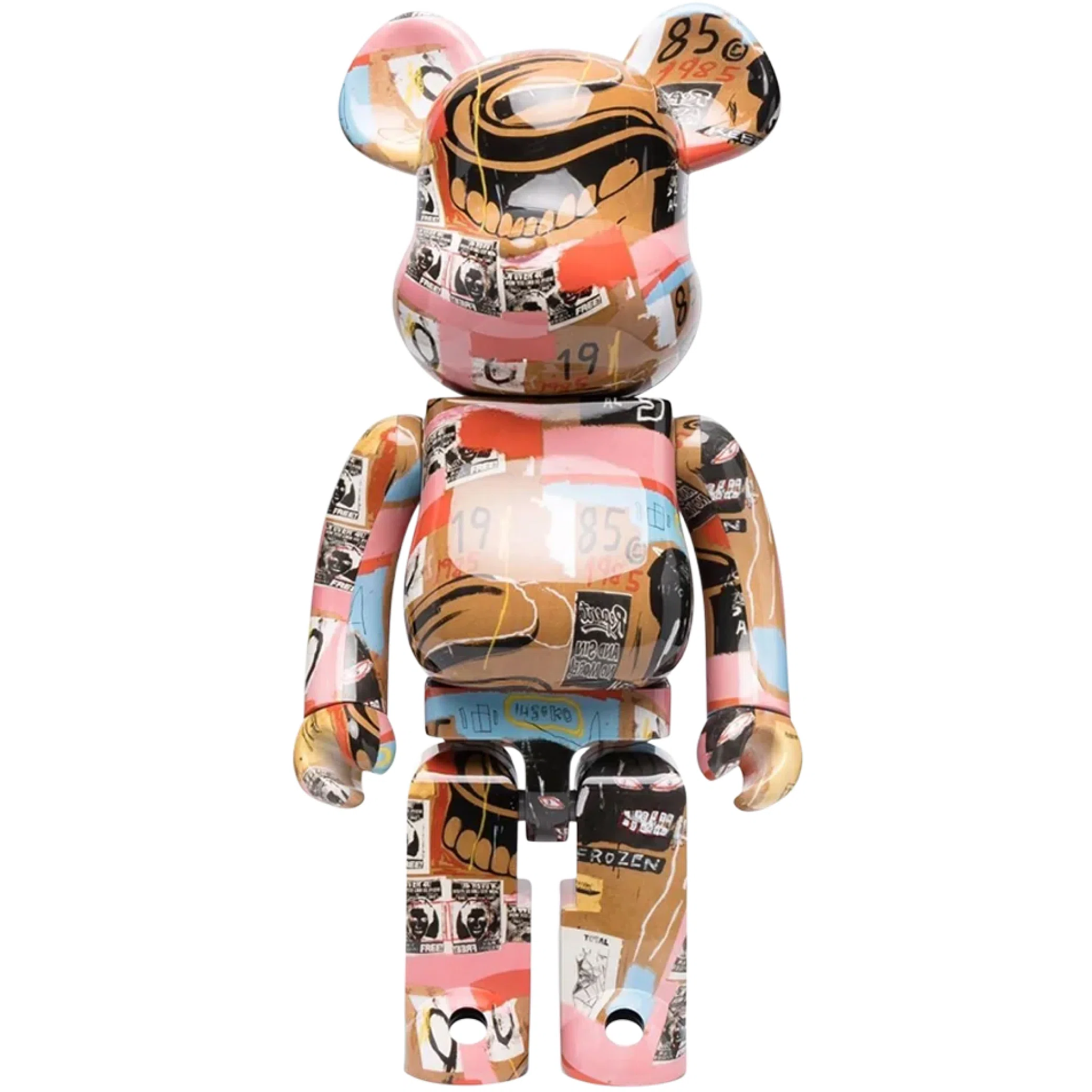  Medicom Toy Bearbrick Andy Warhol x Jean Michel Basquiat #2 "1000%" | Farsel