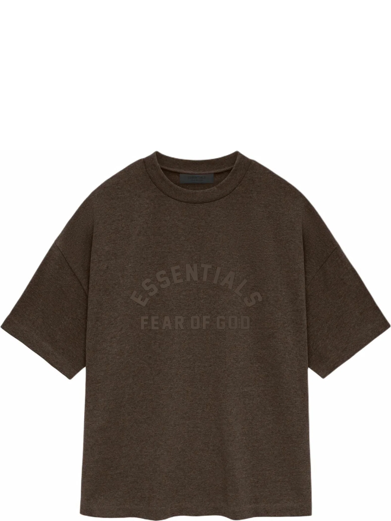 Футболки Fear of God SS24 Essentials Heavy Short-Sleeve Tee "Heather Wood" | Farsel