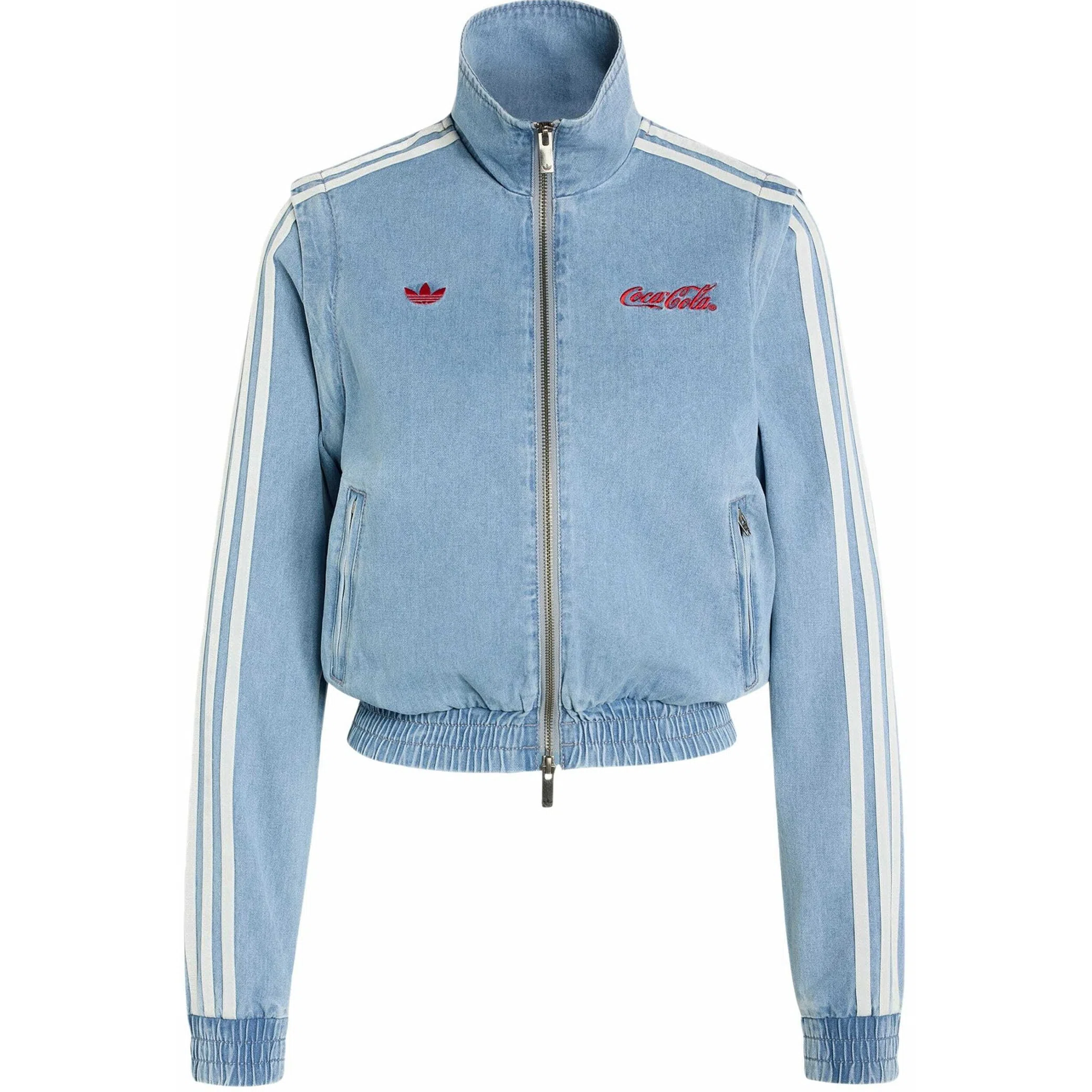Куртки Adidas Coca-Cola x Firebird Reg Denim Track Top "Light Denim" | Farsel