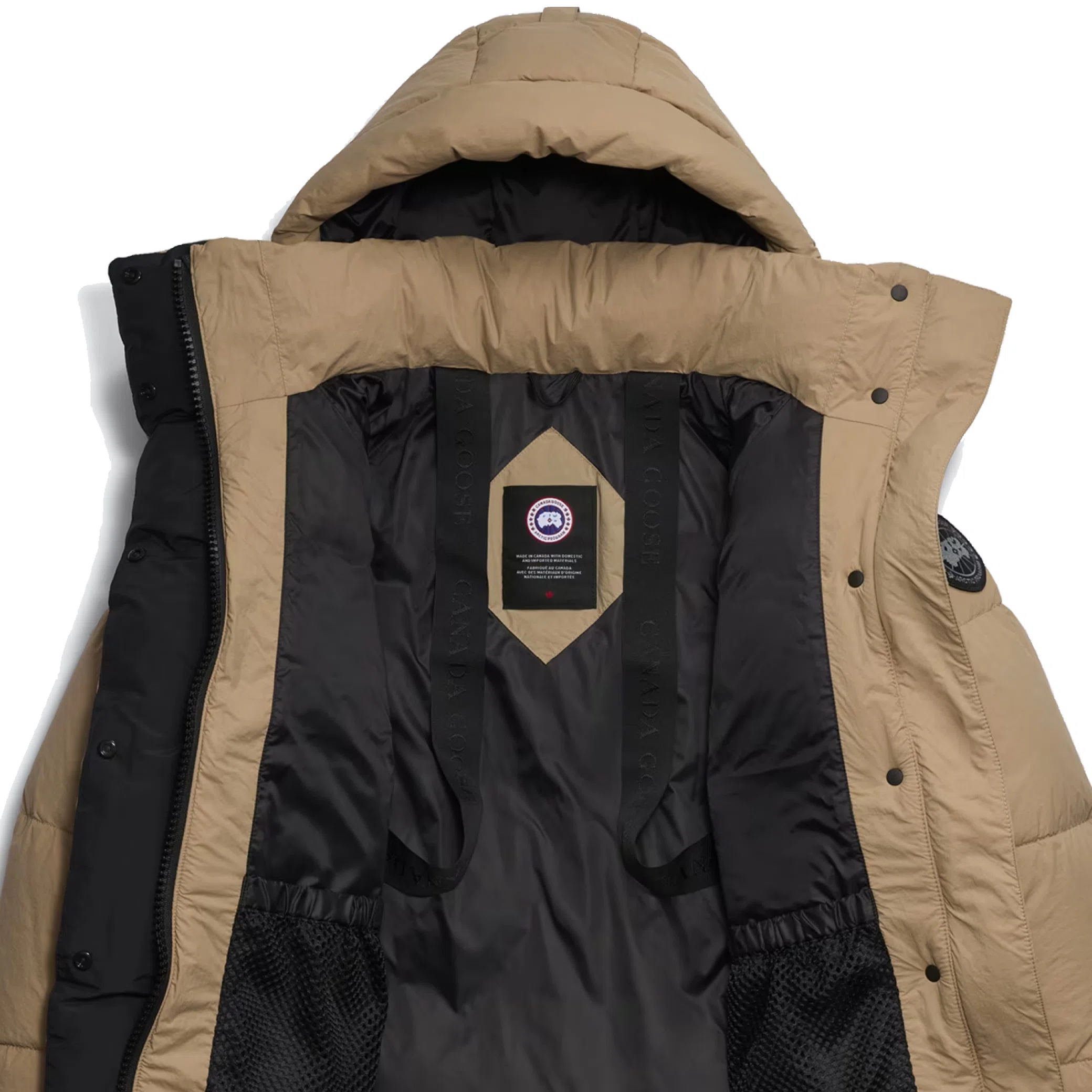 Пуховики Canada Goose Junction Parka Black Label WMNS "Desert Sand" | Farsel