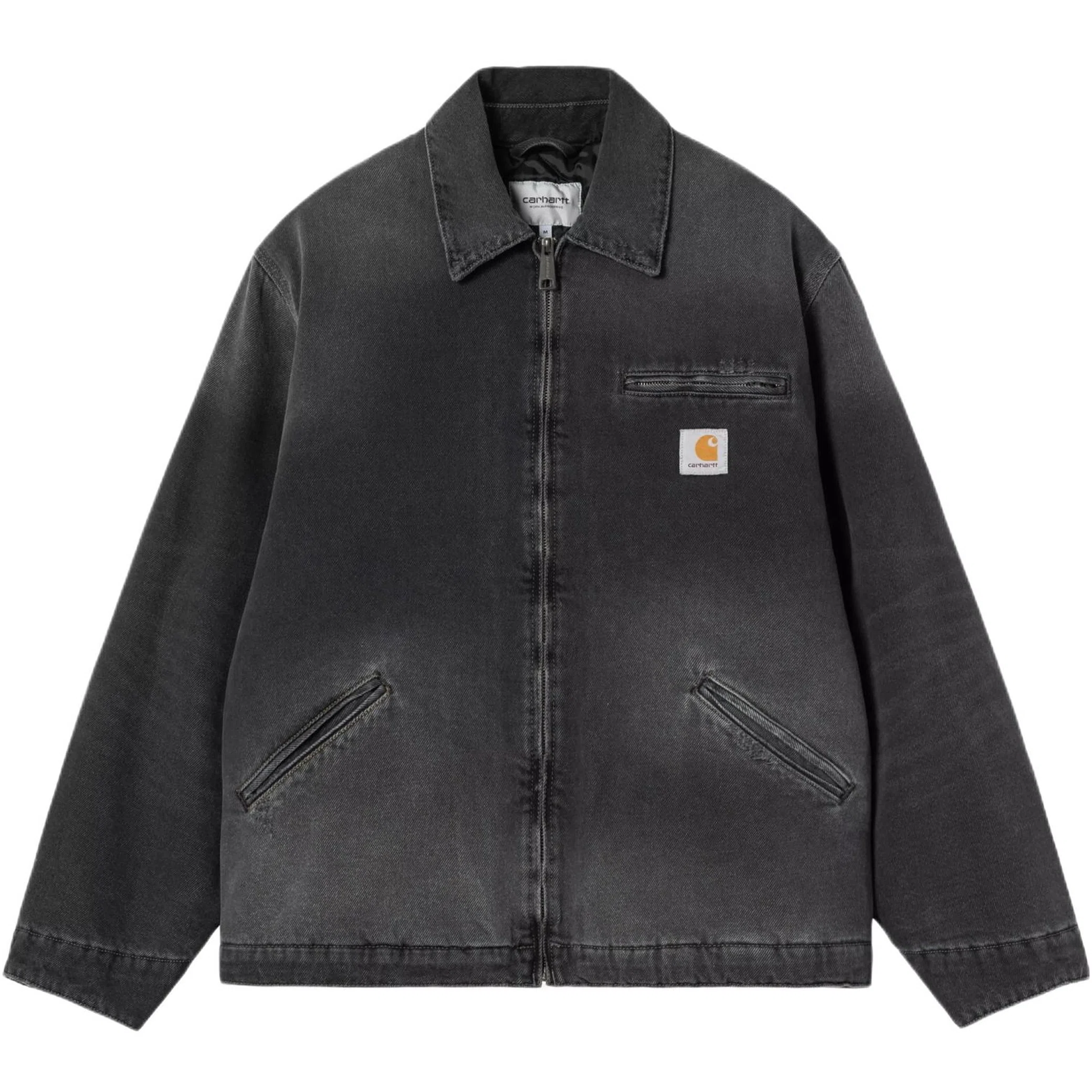 Куртки Carhartt OG Detroit Jacket "Black Grind Washed" | Farsel