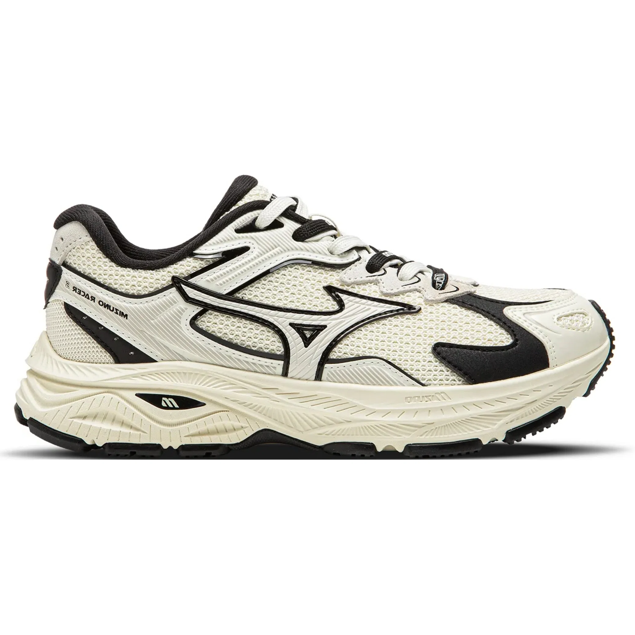 Кроссовки Mizuno Racer S "Cream / Black" | Farsel