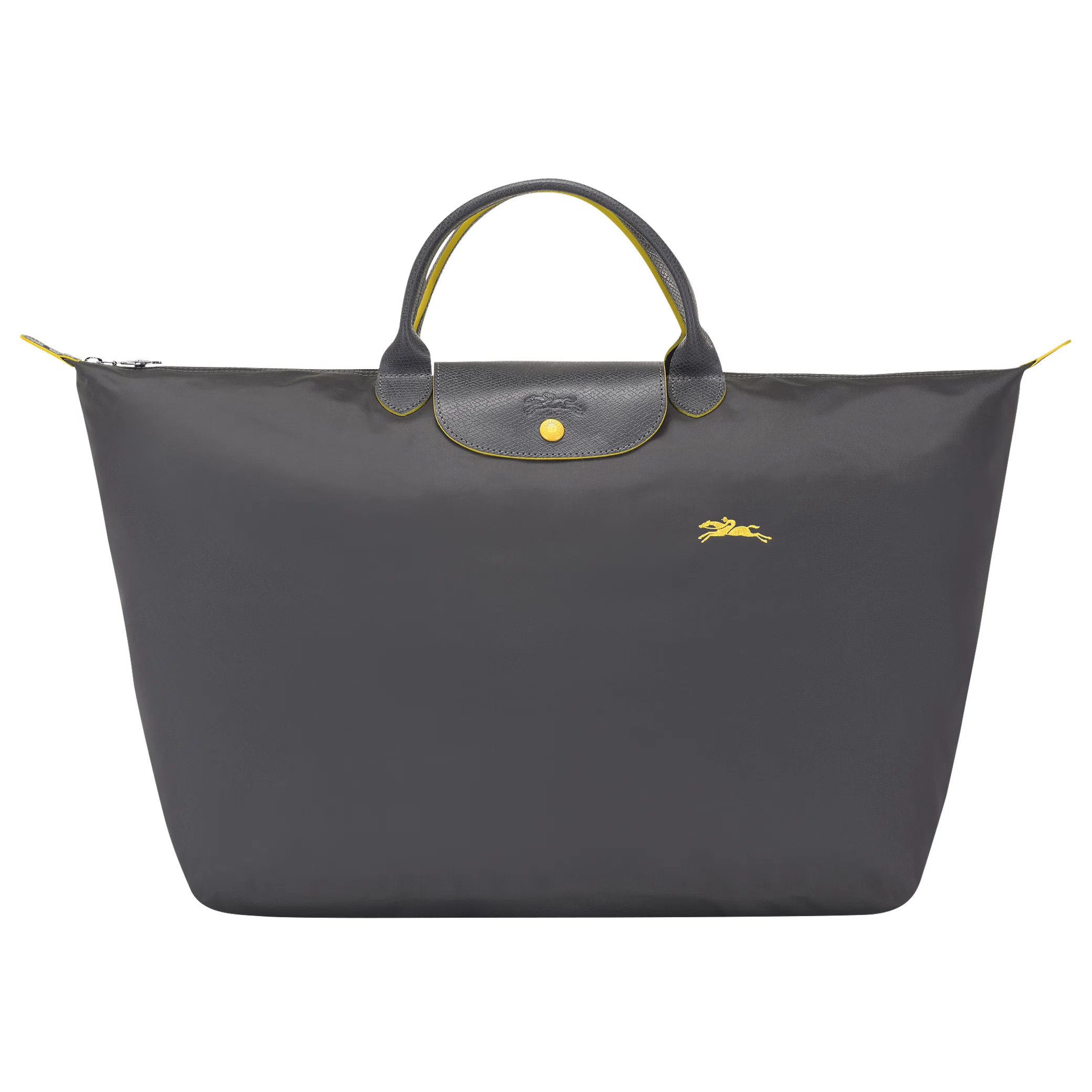 Сумки Longchamp Le Pliage Green Recycled Canvas L Handbag "Black" | Farsel