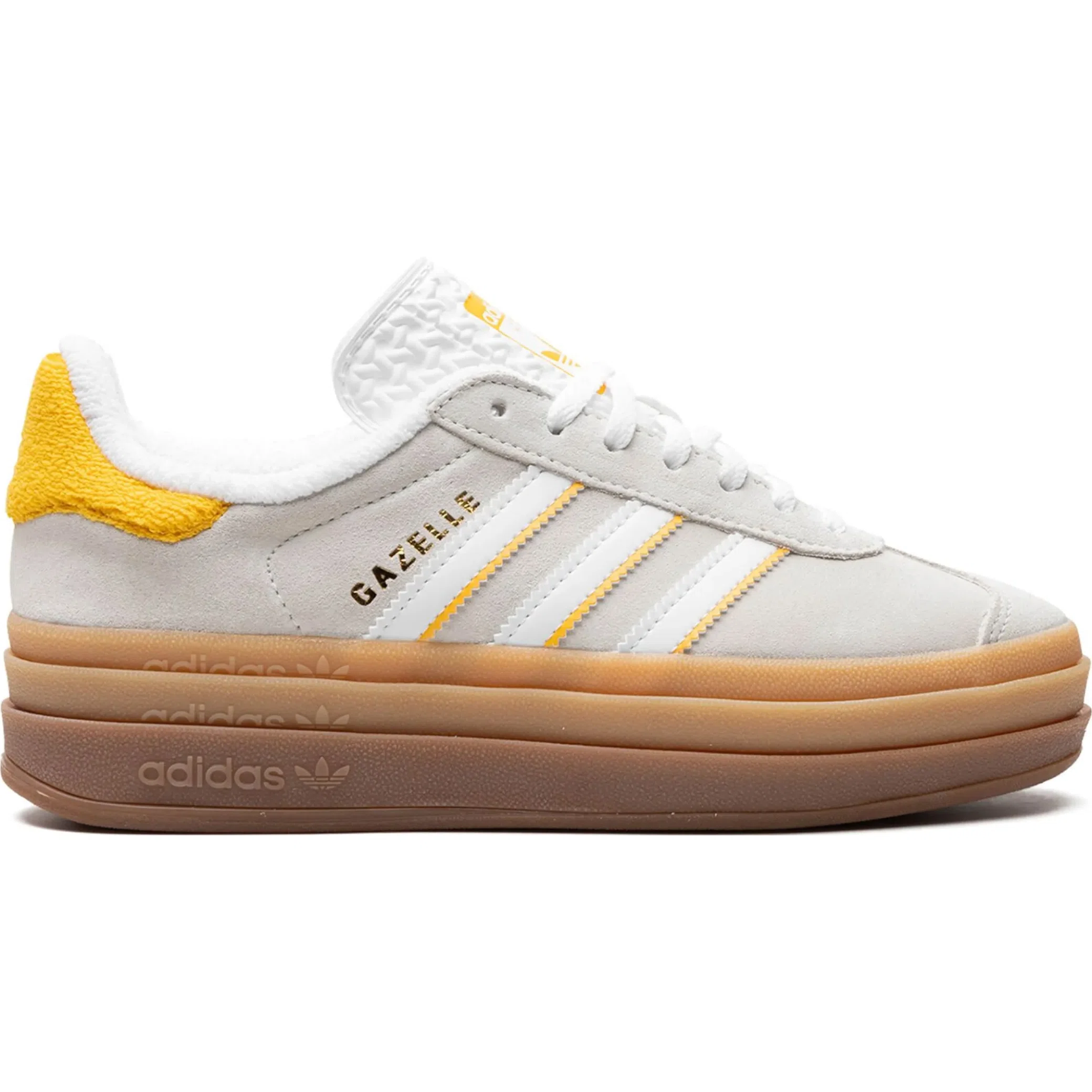 Кроссовки Adidas Gazelle Bold WMNS "Ivory Bold Gold" | Farsel
