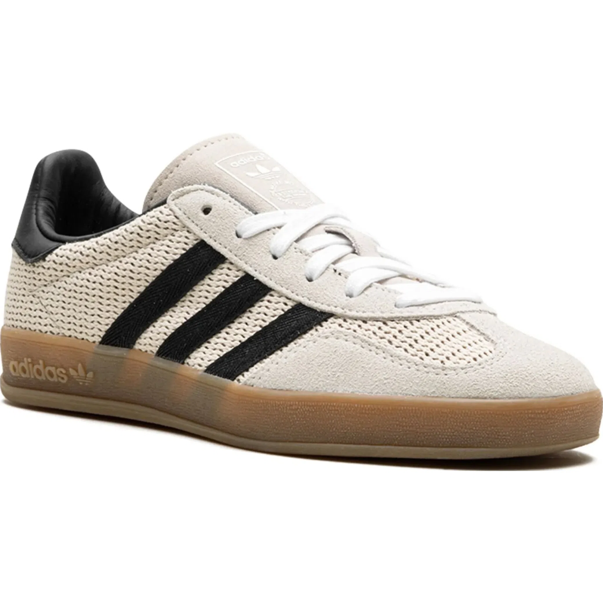 Кроссовки Adidas Gazelle Indoor "Aluminum / Core Black" | Farsel