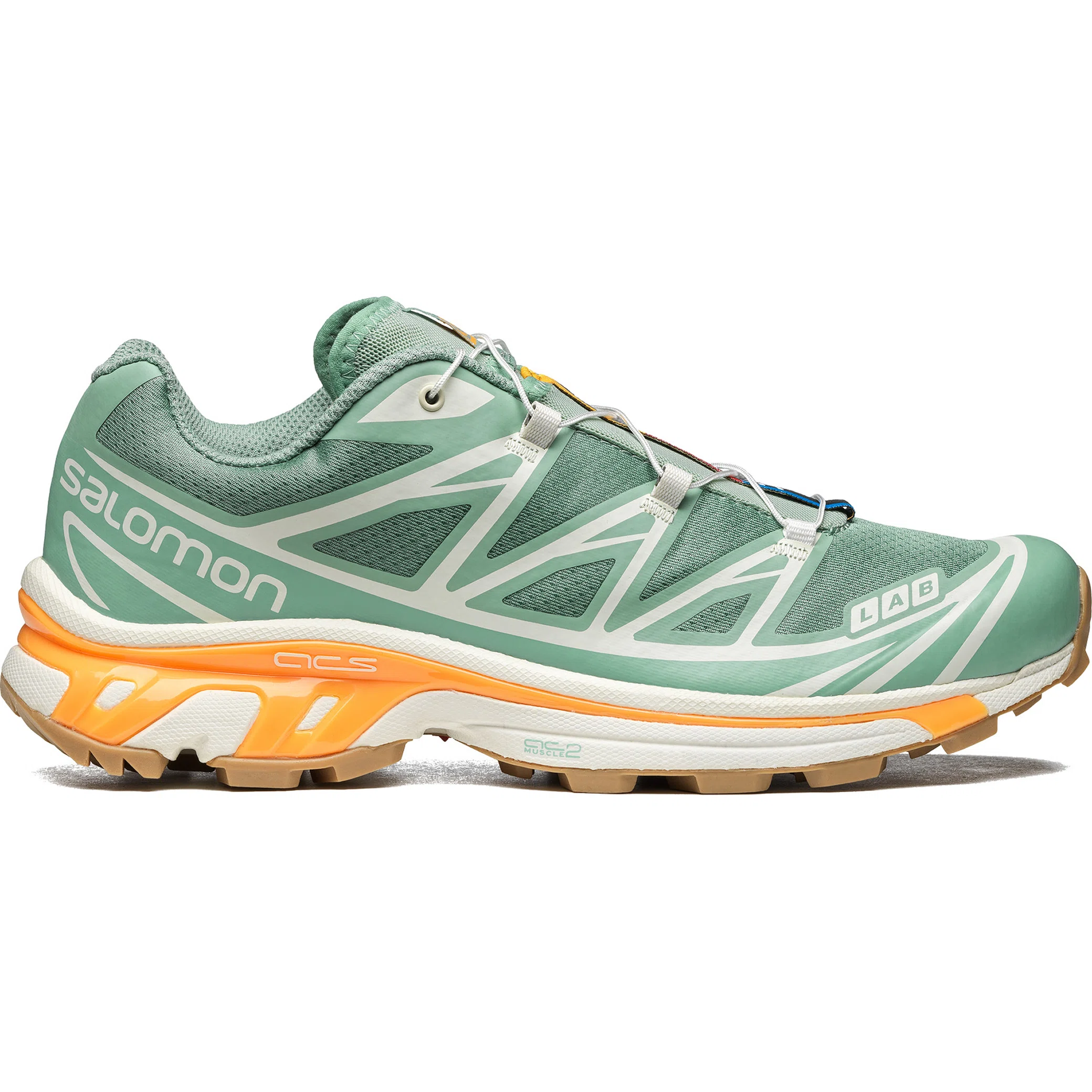 Кроссовки Salomon XT-6 "Granite Green Blazing Orange" | Farsel