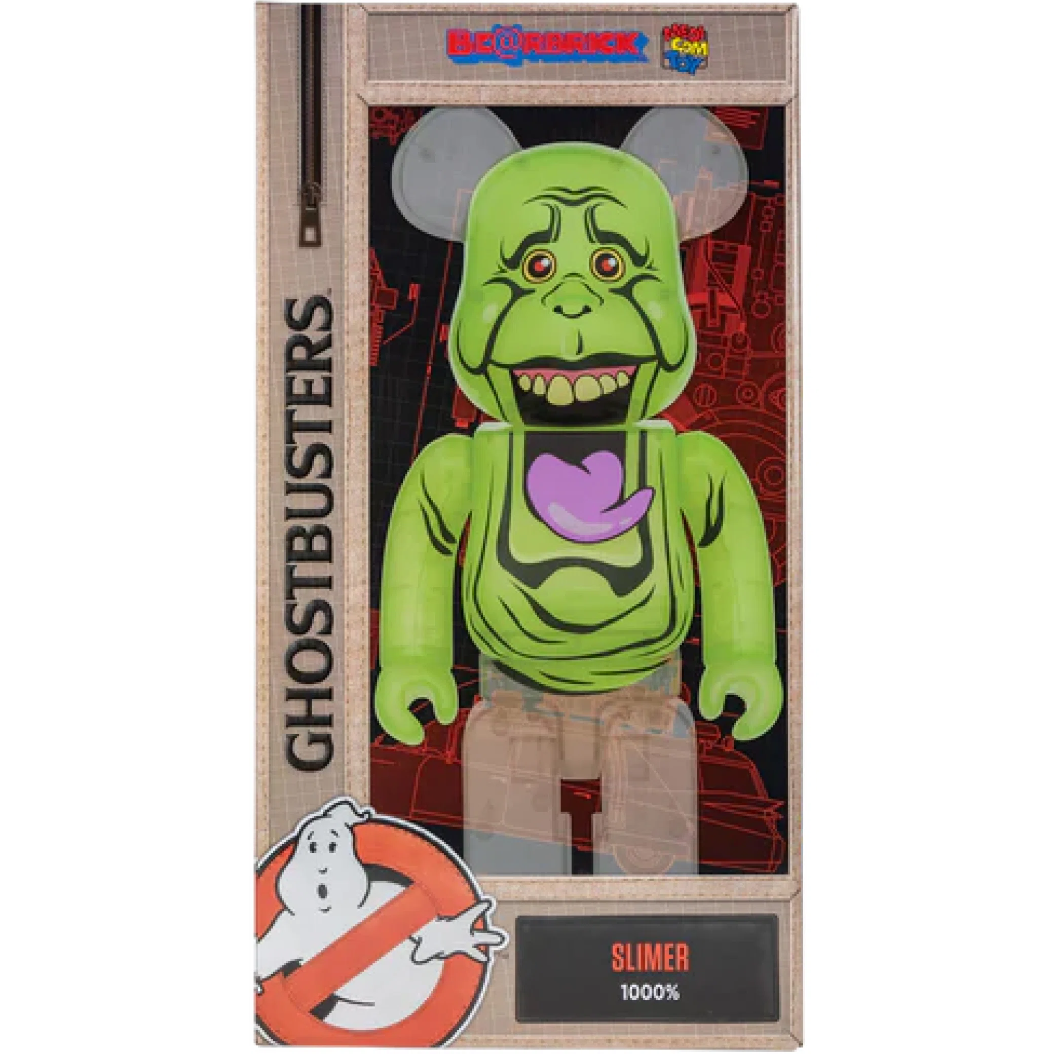 Игрушки Medicom Toy Simer Green Ghost Bearbrick "1000%" | Farsel