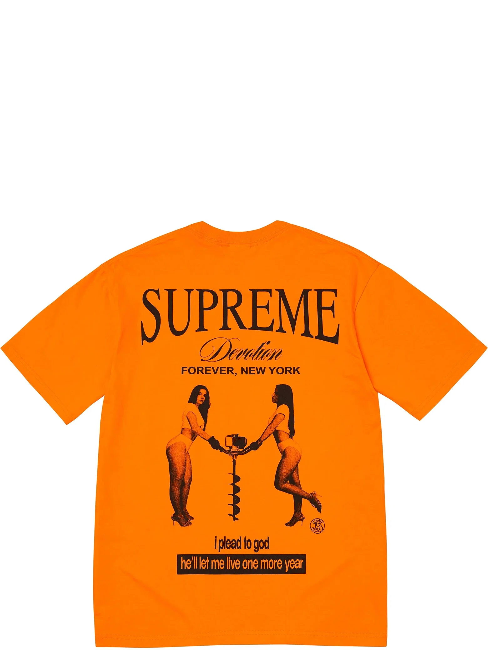 Футболки Supreme FW25 Devotion Tee "Orange" | Farsel