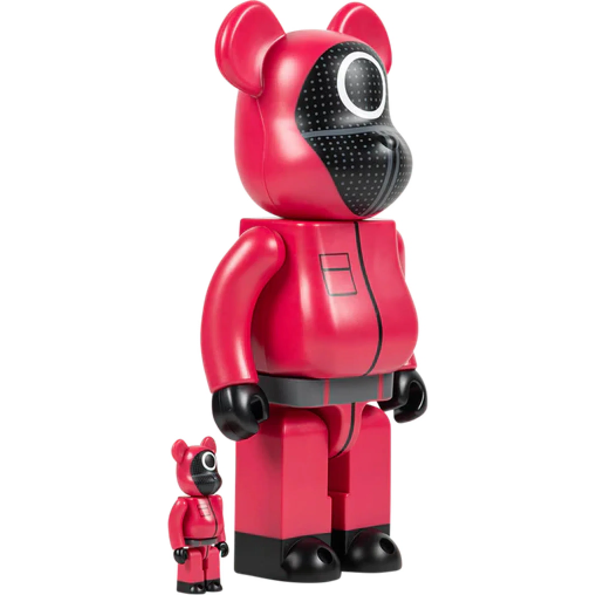  Medicom Toy Bearbrick Squid Game Guard "Circle - 100% & 400%" | Farsel