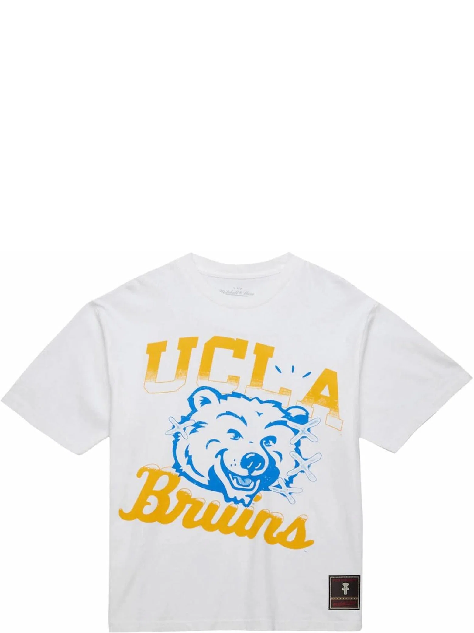 Футболки Travis Scott SS24 Mitchell & Ness University Of California, Los Angeles Handdrawn Tee "White" | Farsel