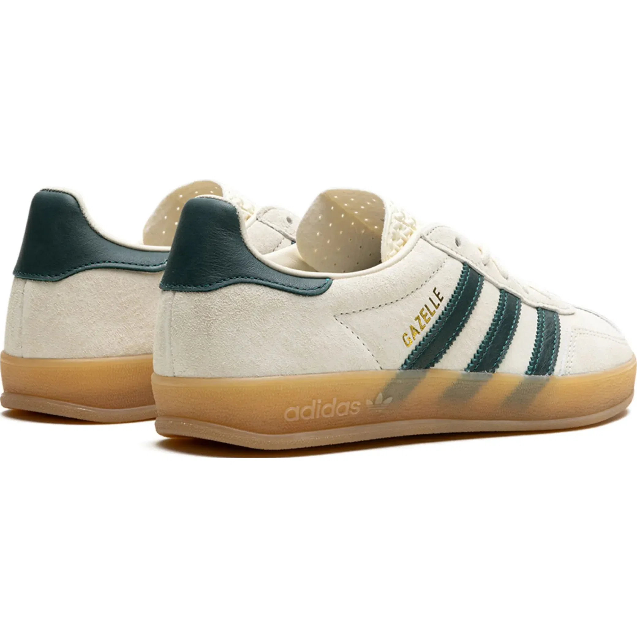 Кроссовки Adidas Gazelle Indoor "Cream White Green Gum" | Farsel