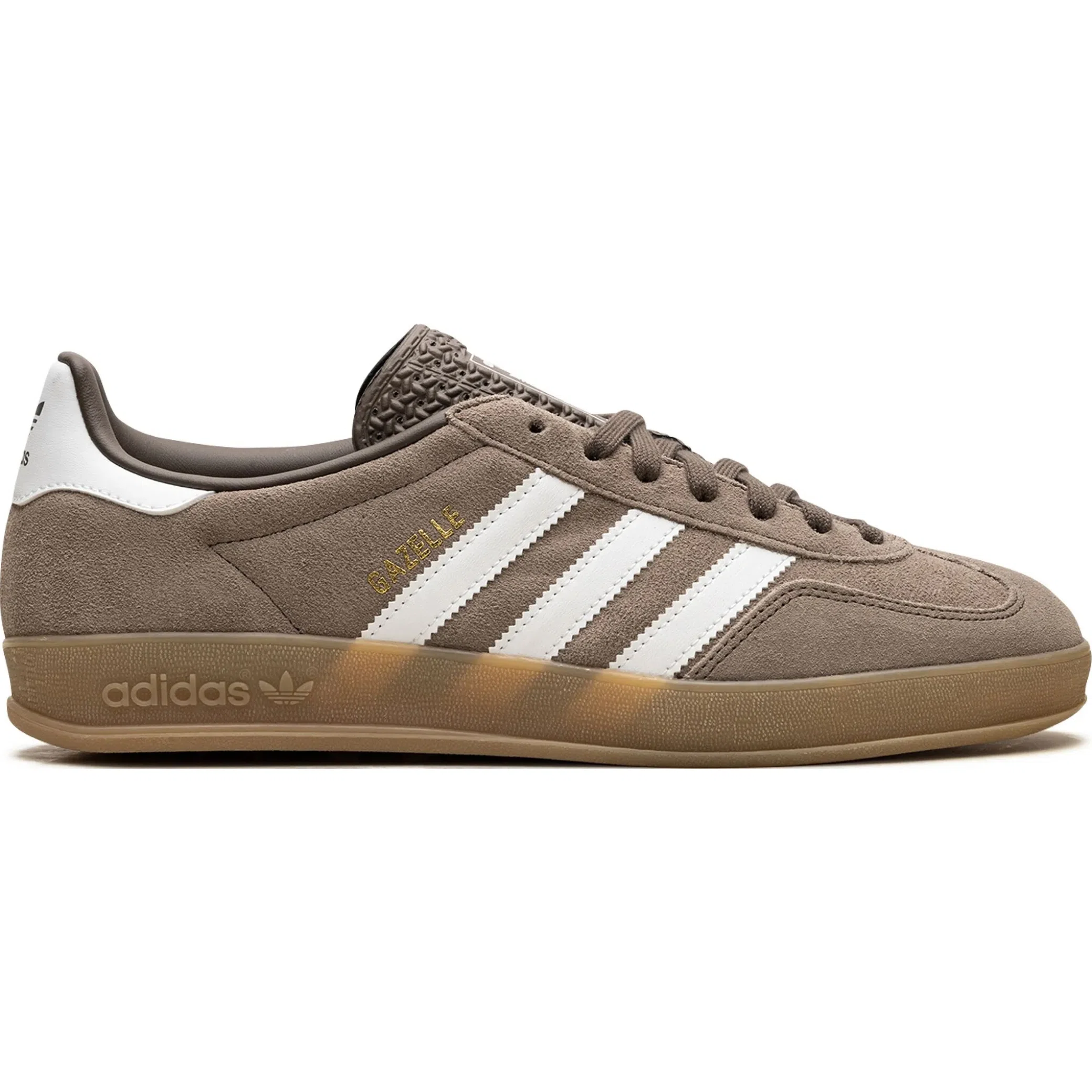 Кроссовки Adidas Gazelle Indoor "Earth Strata White Gold Metallic" | Farsel
