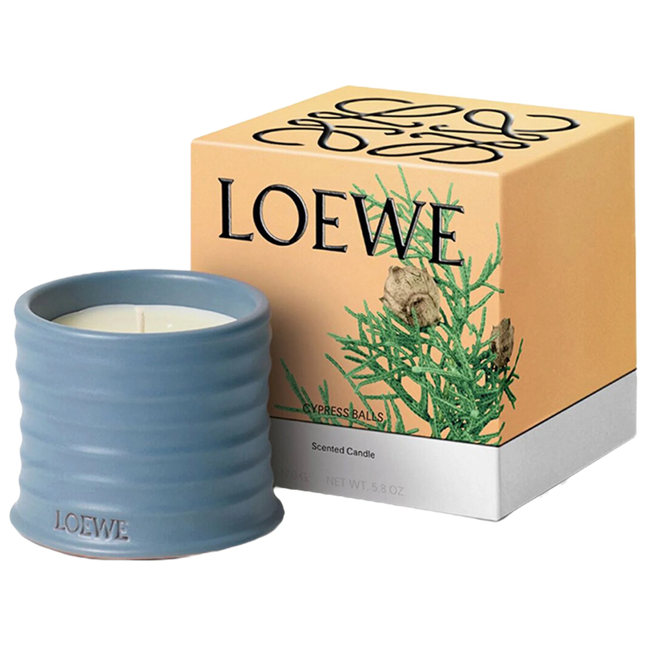 Свечи LOEWE Small Cypress Balls Scented Candle 170g | Farsel