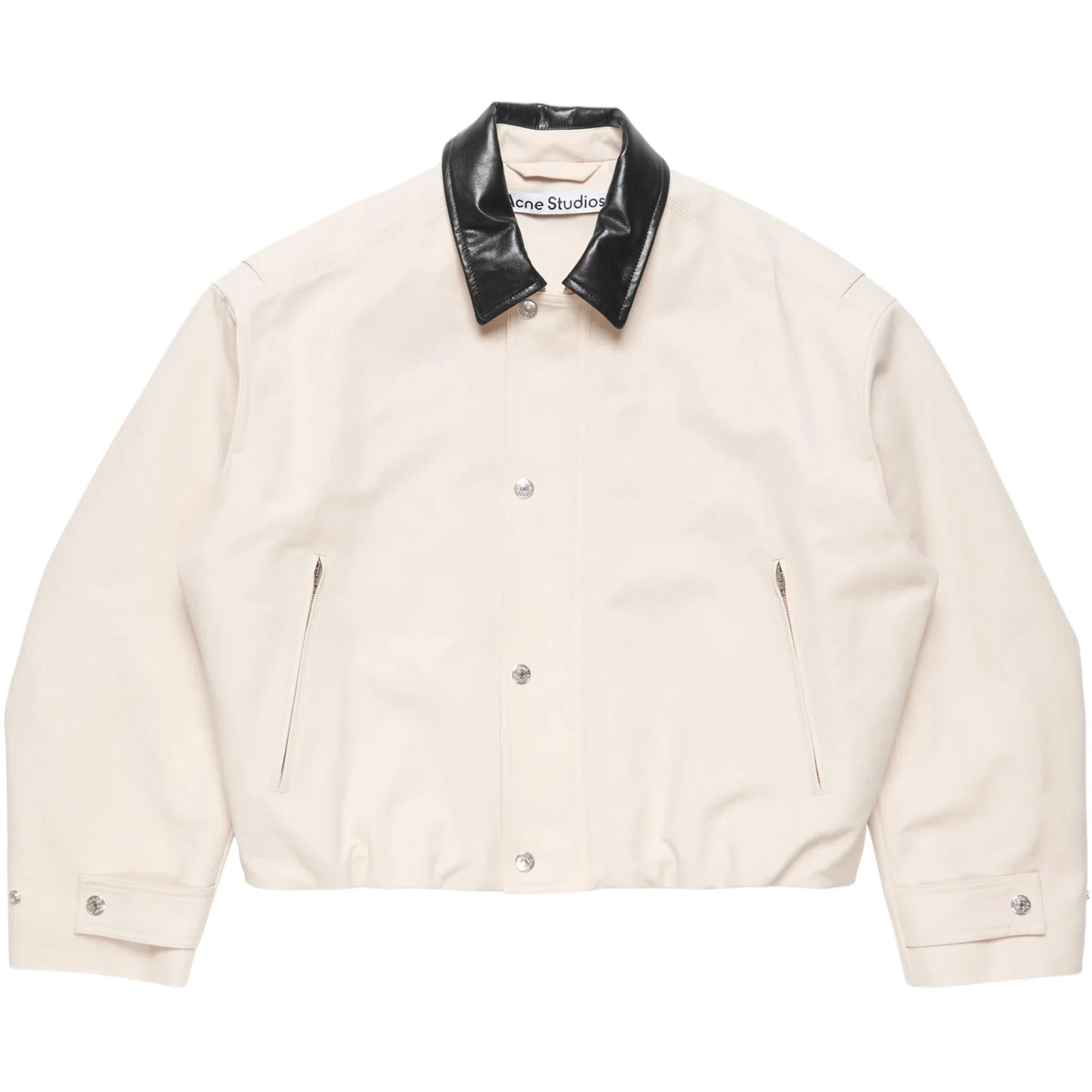 Куртки Acne Studios Bomber With Leather Collar "Light Taupe" | Farsel
