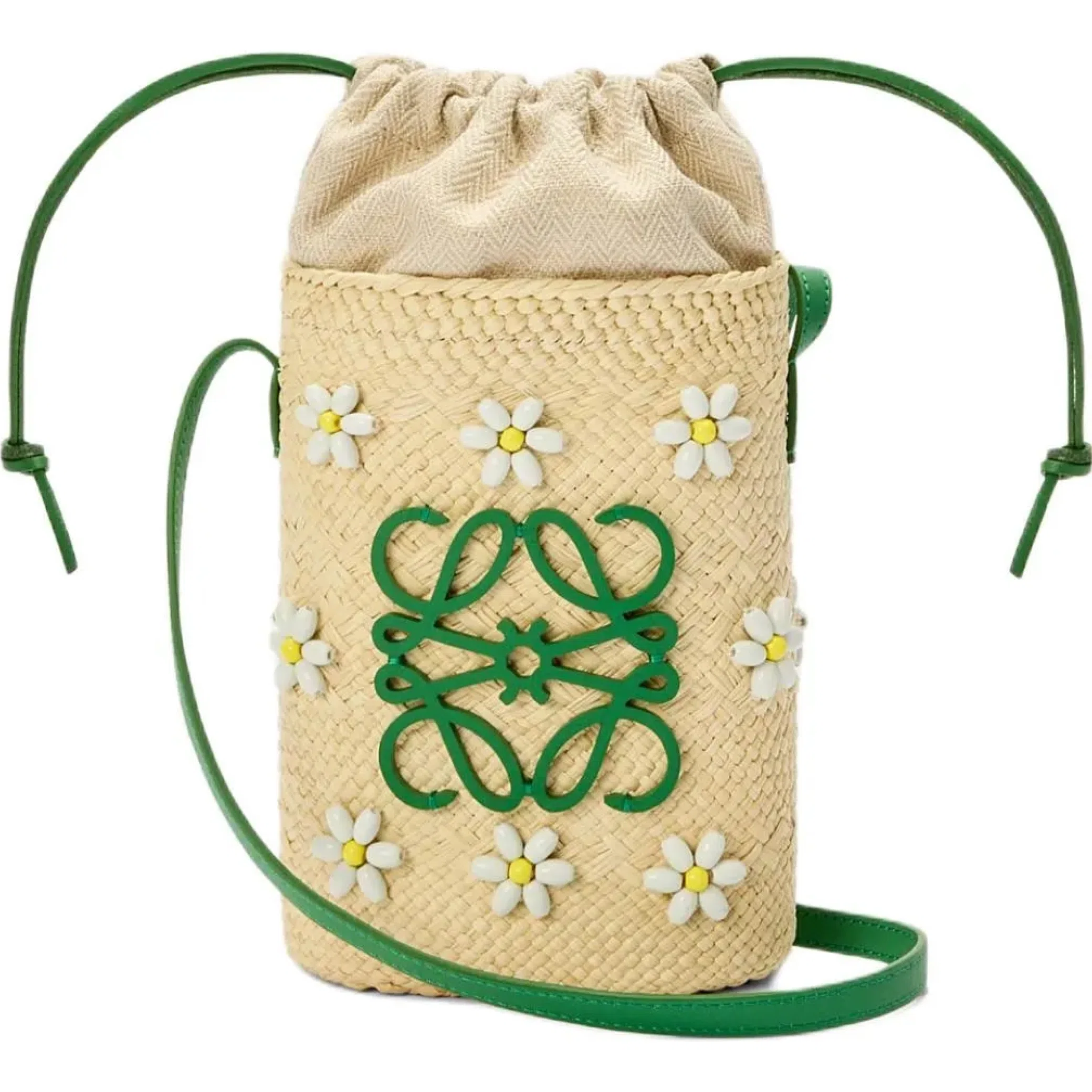 Сумки LOEWE Paula’s Ibiza Square Pocket "Tropical Green/White" | Farsel