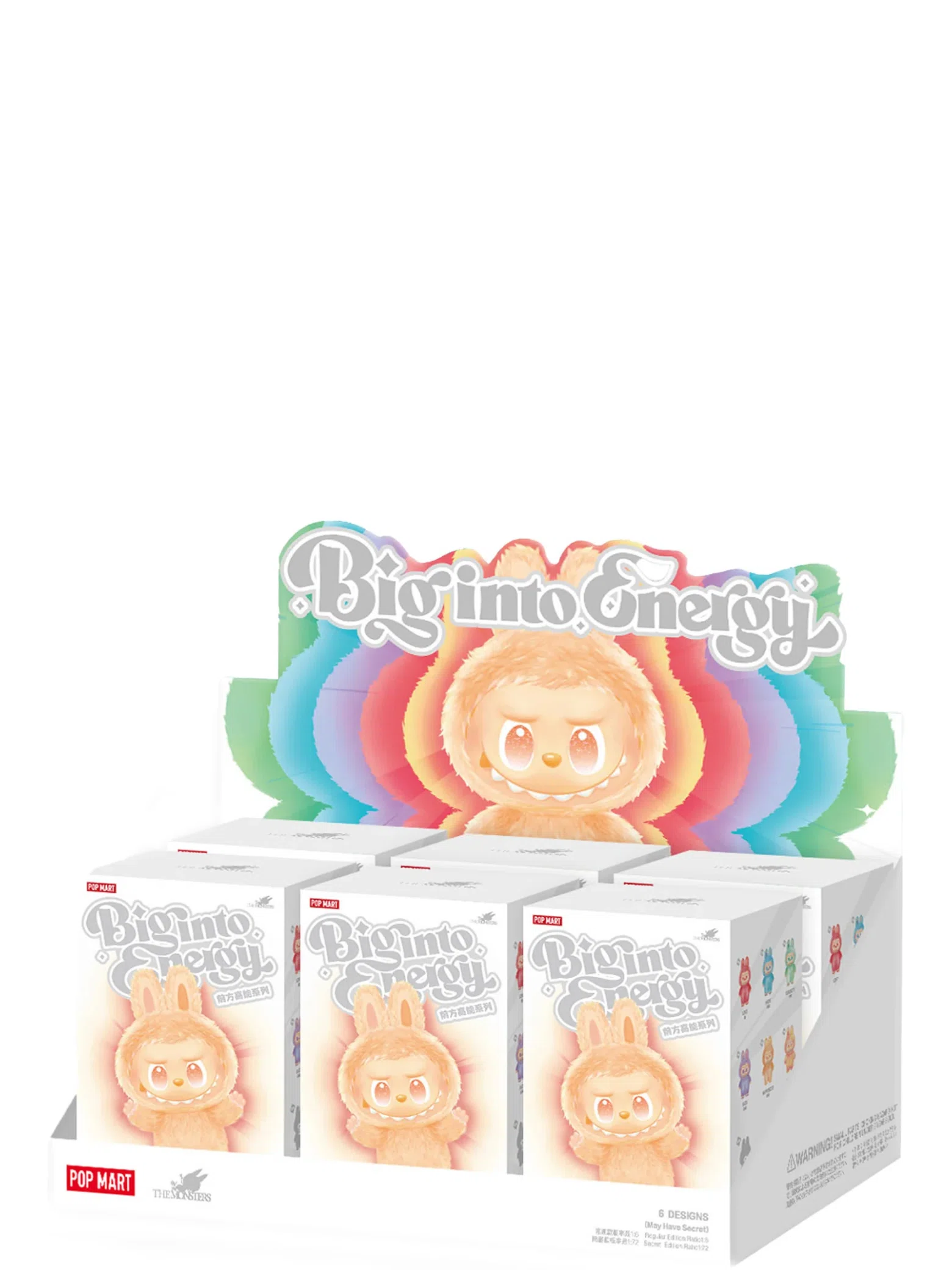 Брелоки Pop Mart Labubu THE MONSTERS Big into Energy Series-Vinyl Plush Pendant Blind Box Whole Set | Farsel