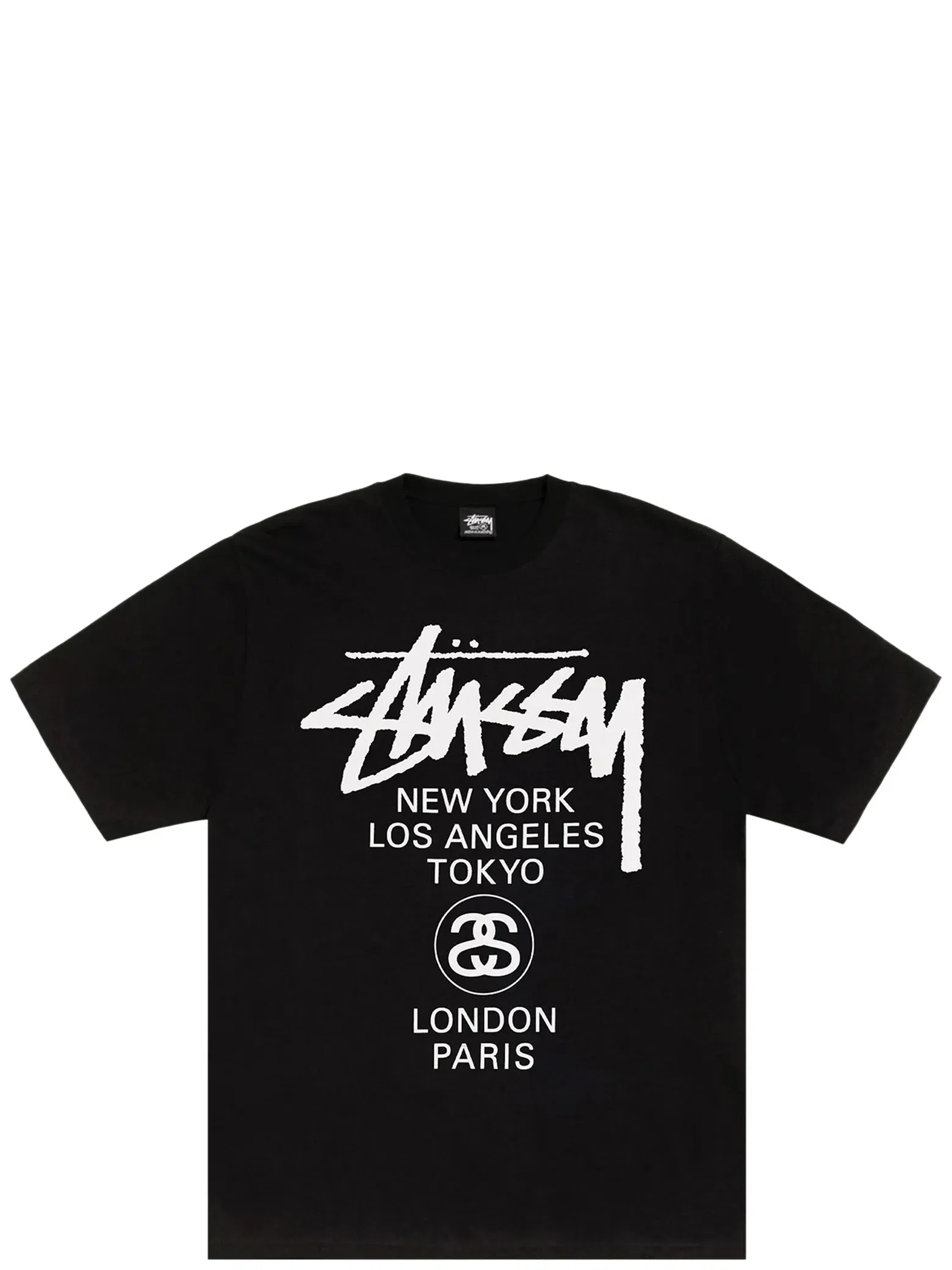 Футболки Stussy World Tour Tee "Black" | Farsel