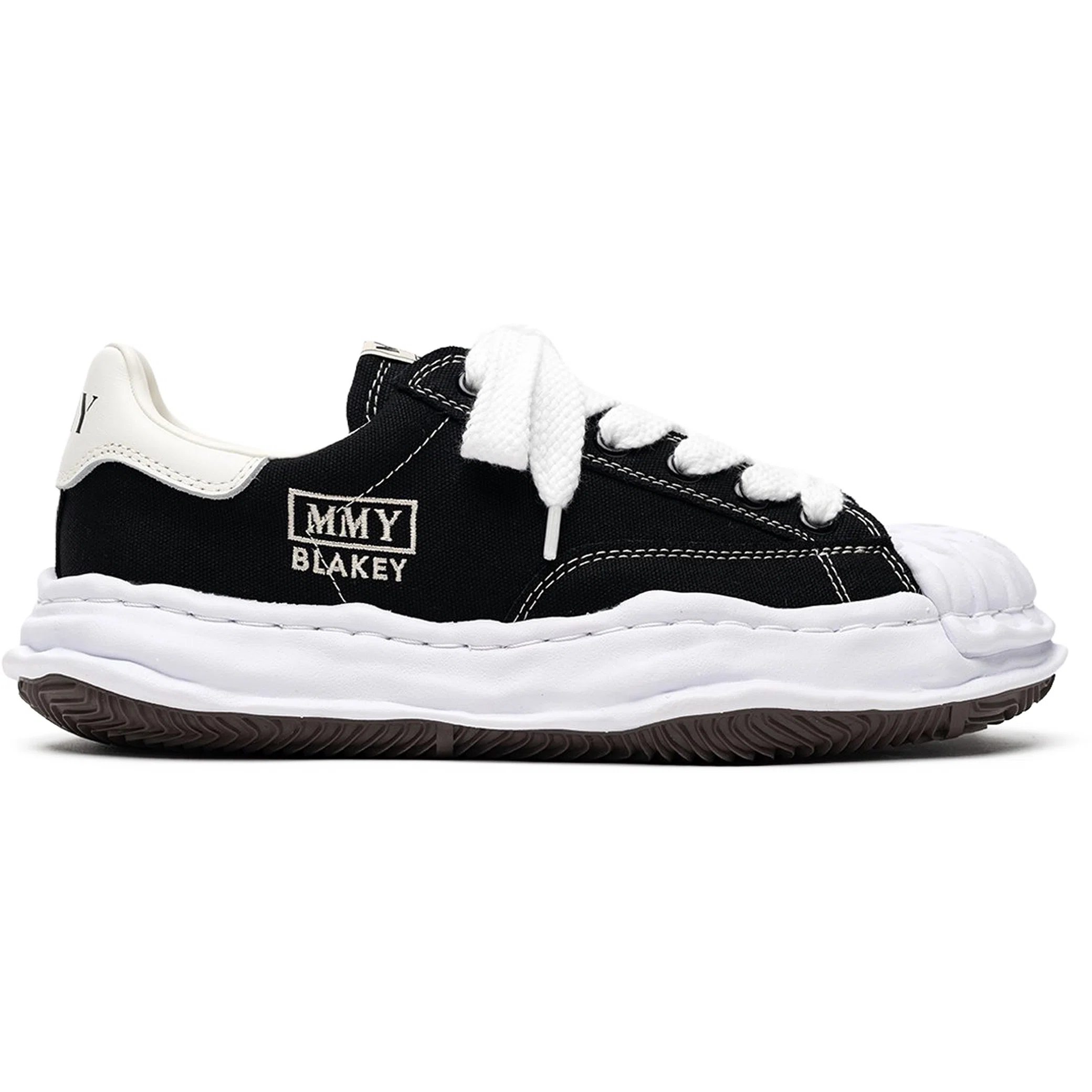 Кеды Maison MIHARA YASUHIRO Yasuhiro Blakey OG Sole Canvas Low "Black" | Farsel