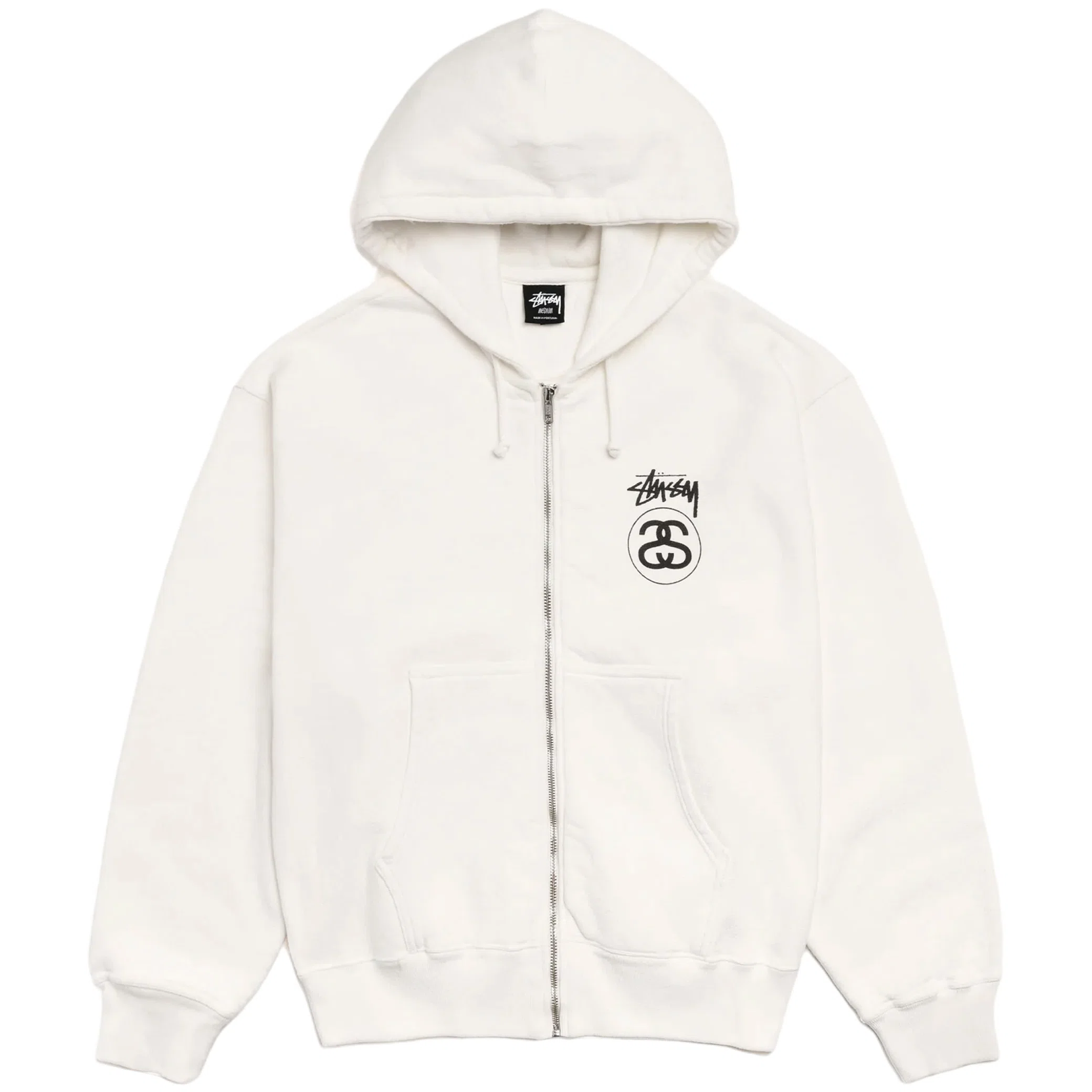 Худи Stussy Stock Link Zip Hoodie Pigment Dyed "Natural" | Farsel