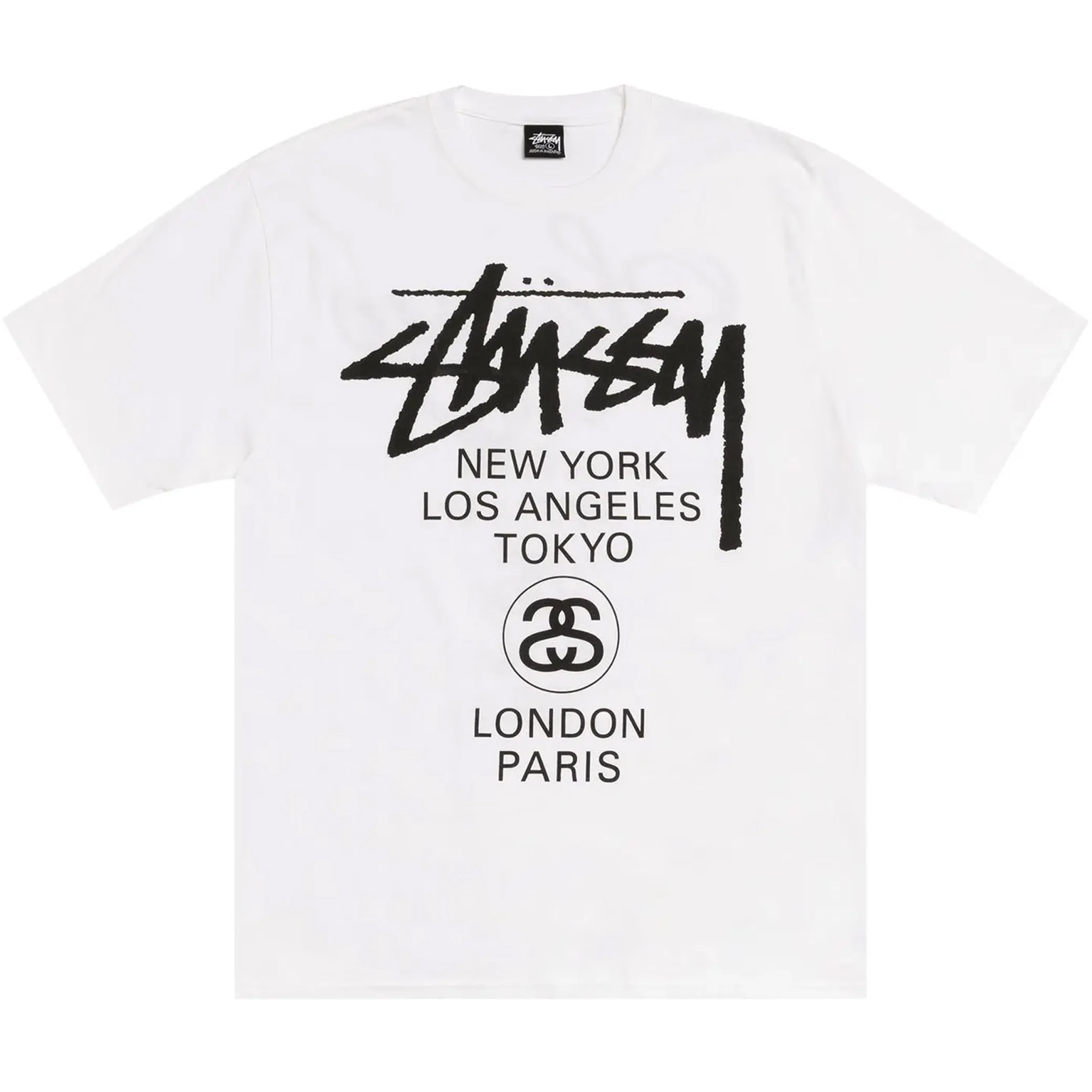 Футболки Stussy World Tour Tee "White" | Farsel