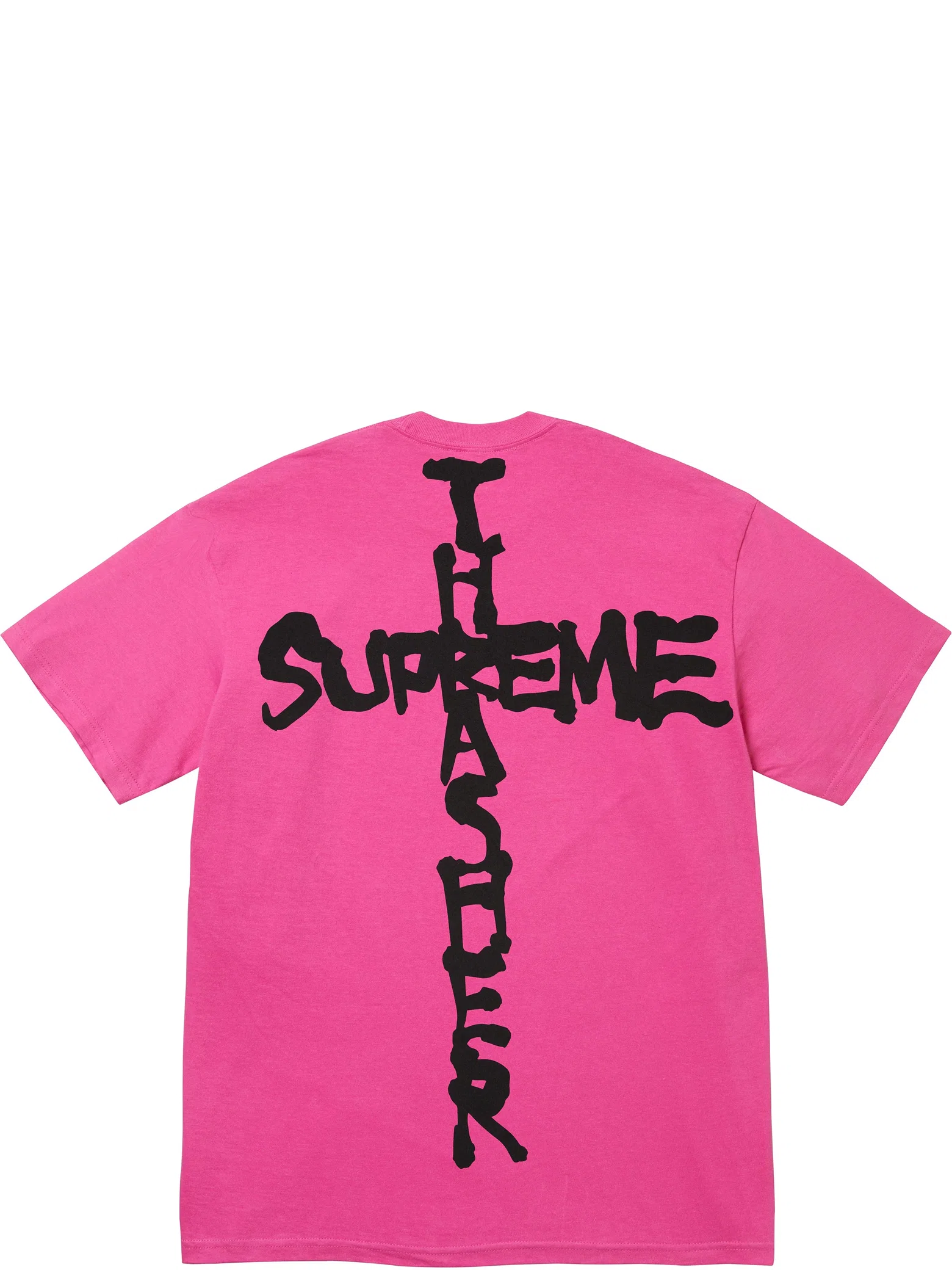 Футболки Supreme FW24 Thrasher Cross Tee "Fuchsia" | Farsel