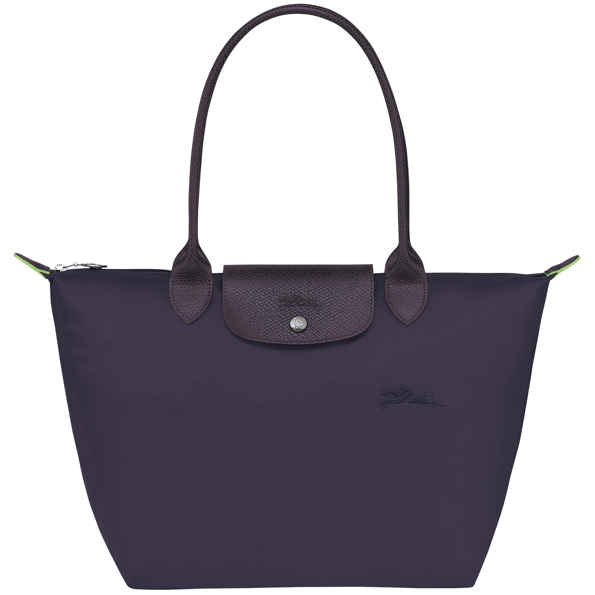 Сумки Longchamp Le Pliage Green M Tote Bag Recycled Canvas "Bilberry" | Farsel