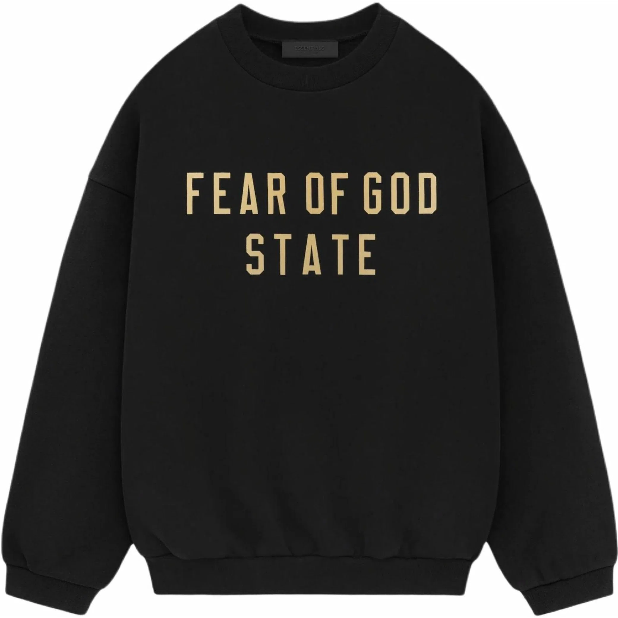  Fear of God FW24 Essentials Fleece Crewneck "Black" | Farsel