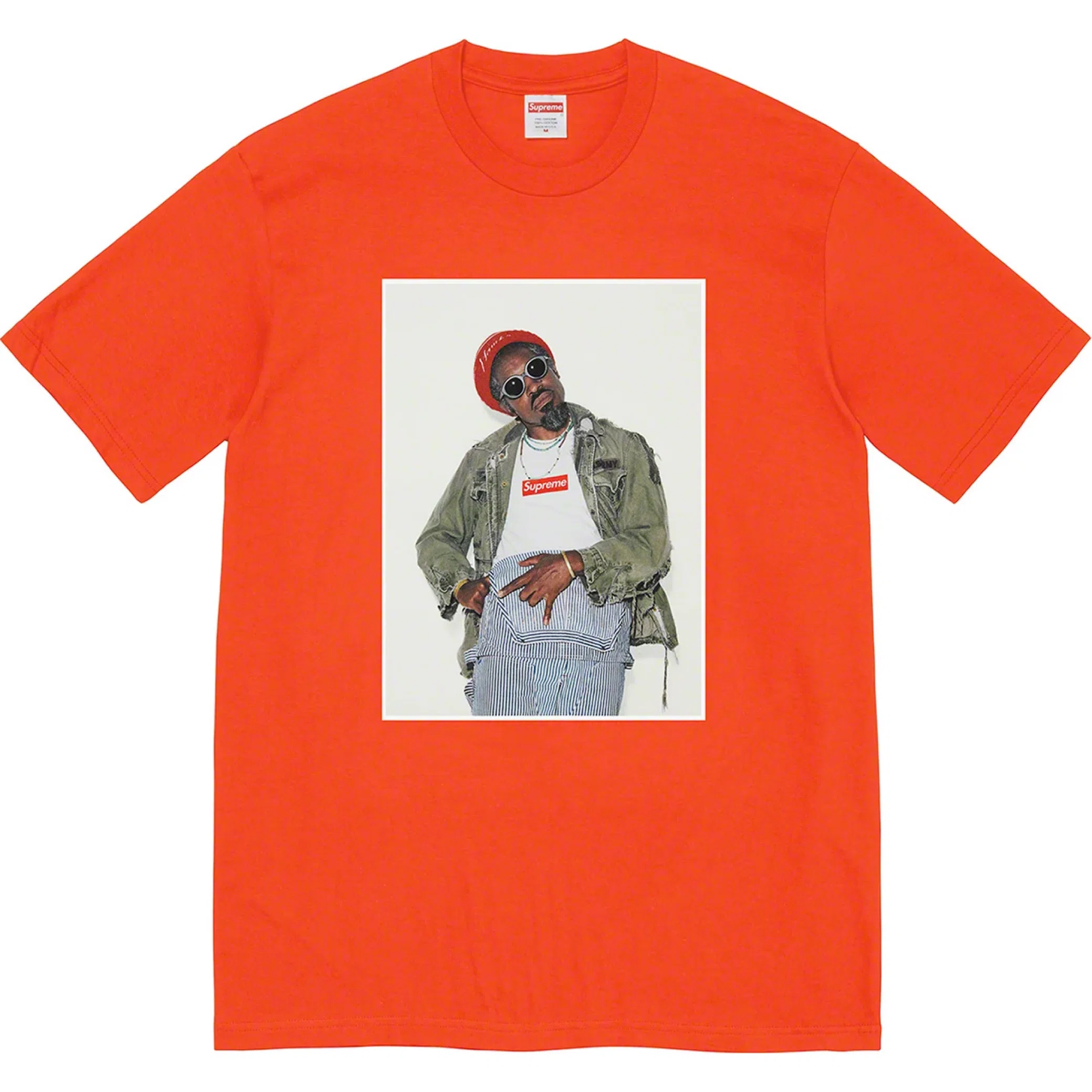 Supreme FW22 Week1 André 3000 Tee "Tomato" | Farsel