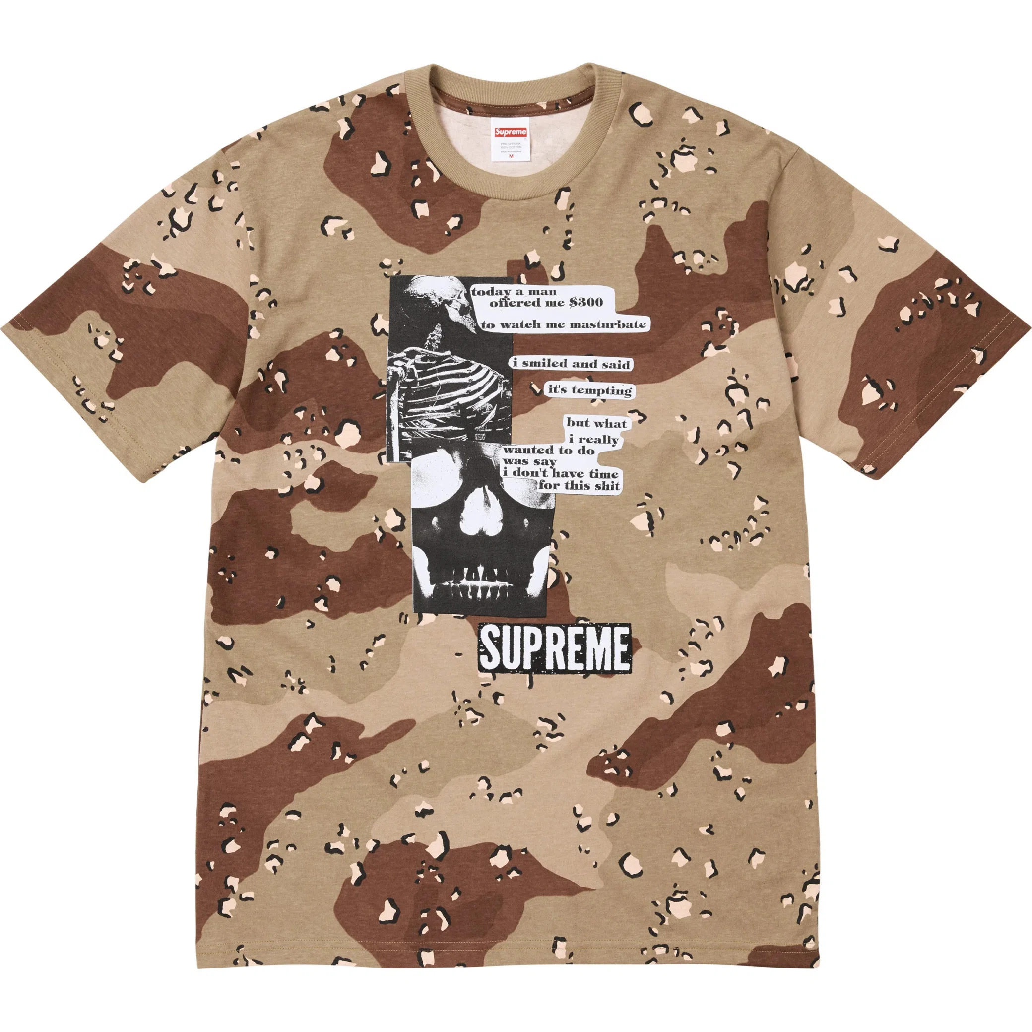  Supreme SS25 Anatomy Tee "Chocolate Chip Camo" | Farsel