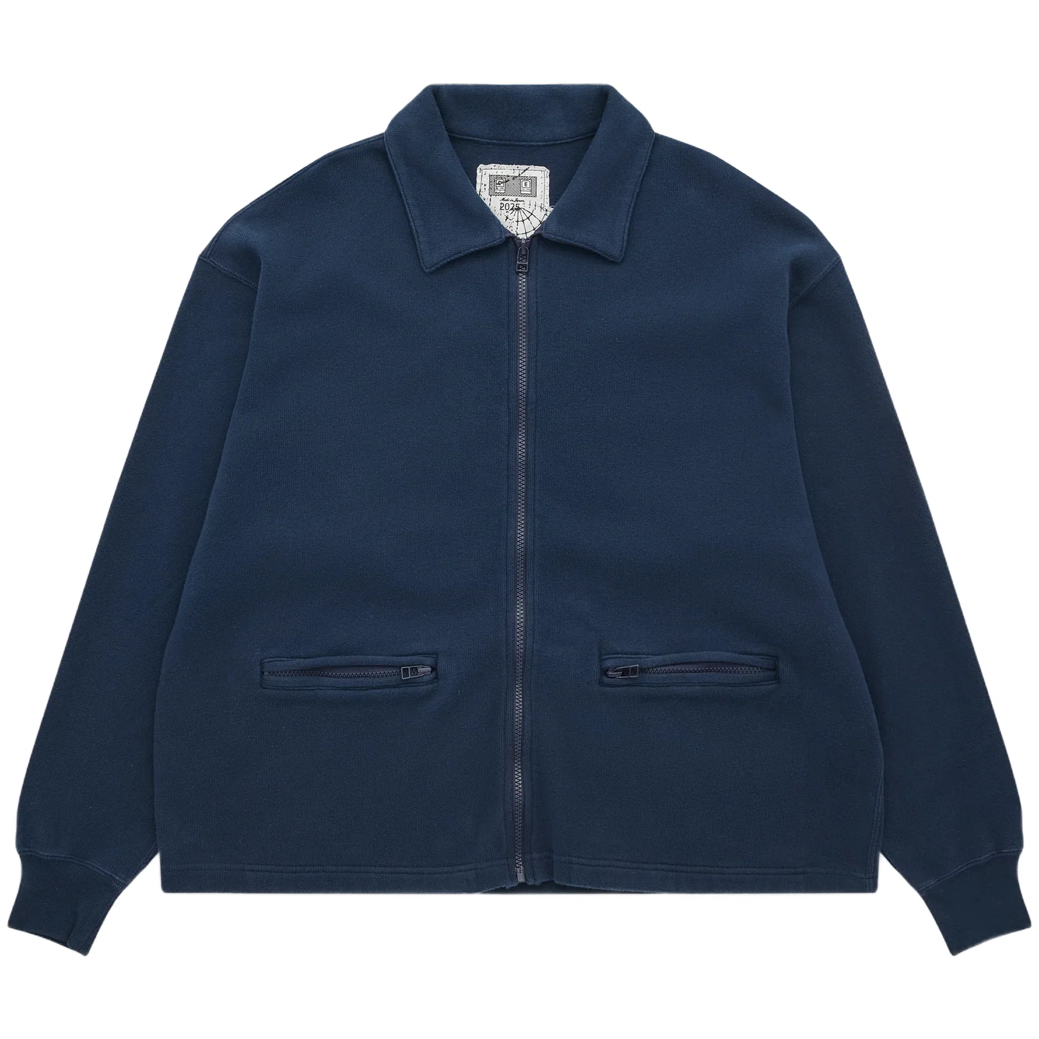 Куртки Cav Empt Dbl Knit Collared Zip Up "Navy" | Farsel